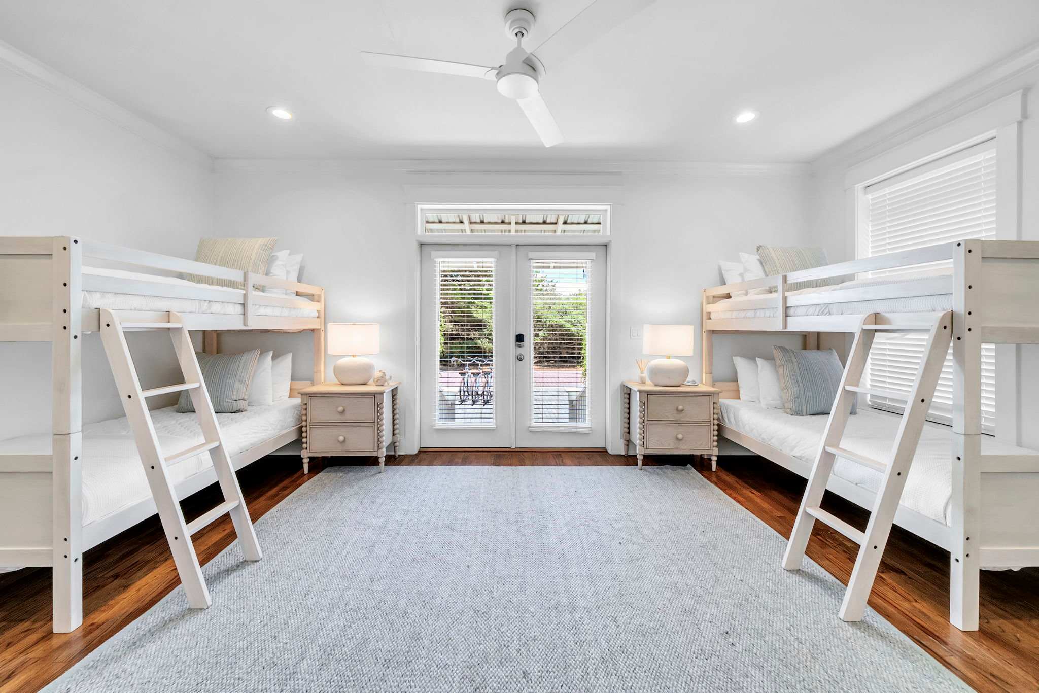 Bedroom #1 features (2) Twin/Twin Bunk Beds