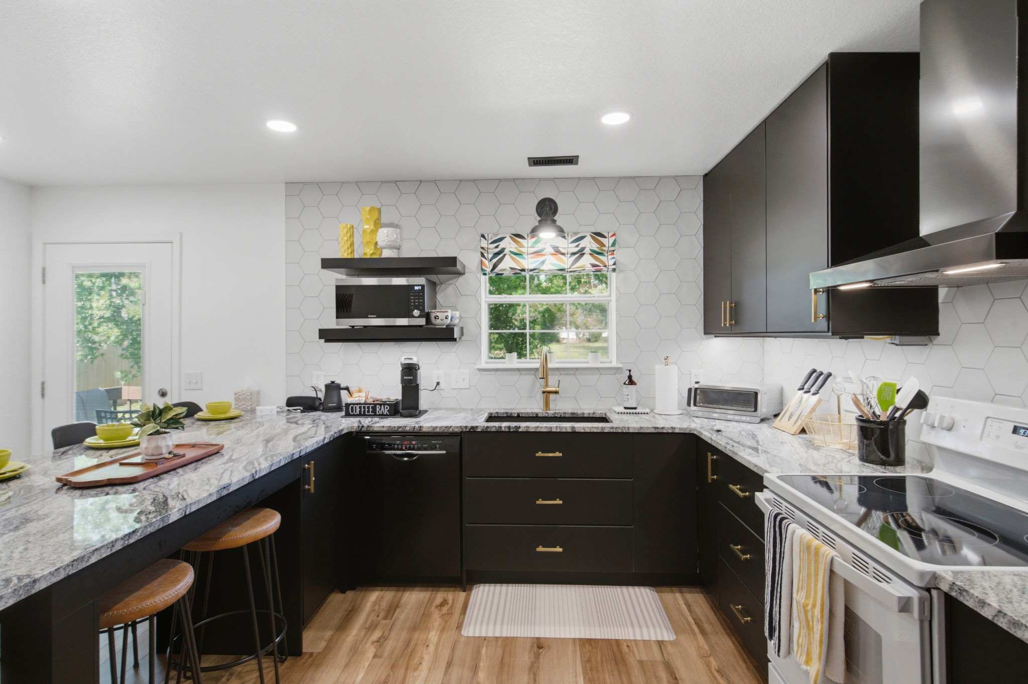 Eat in Kitchen with Keurig Coffee Machine