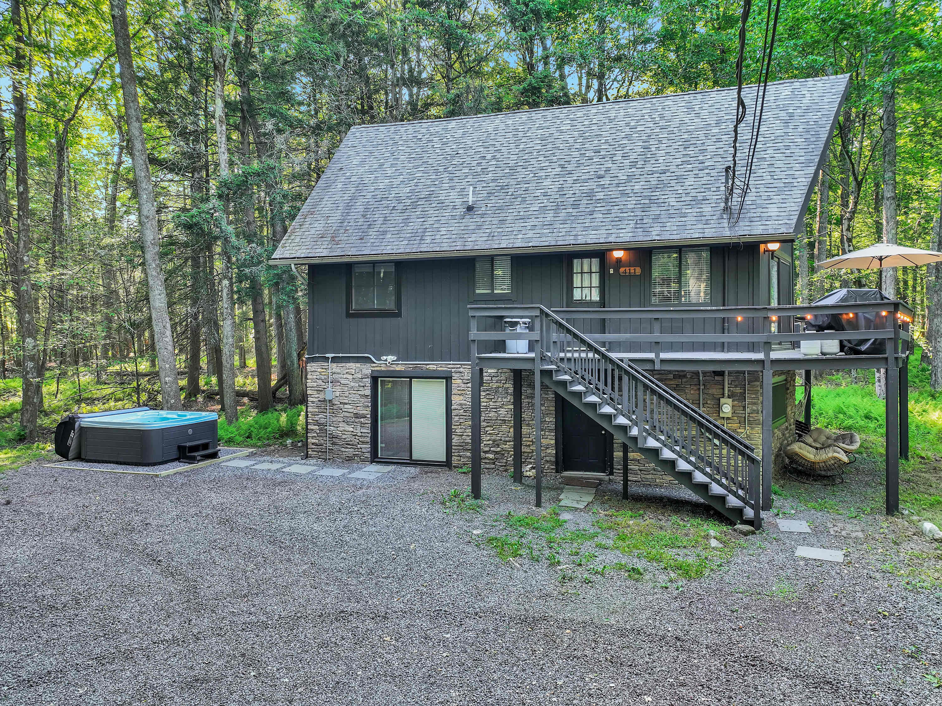 The Black Forest Chalet | Hot Tub | Firepit | Lake Access