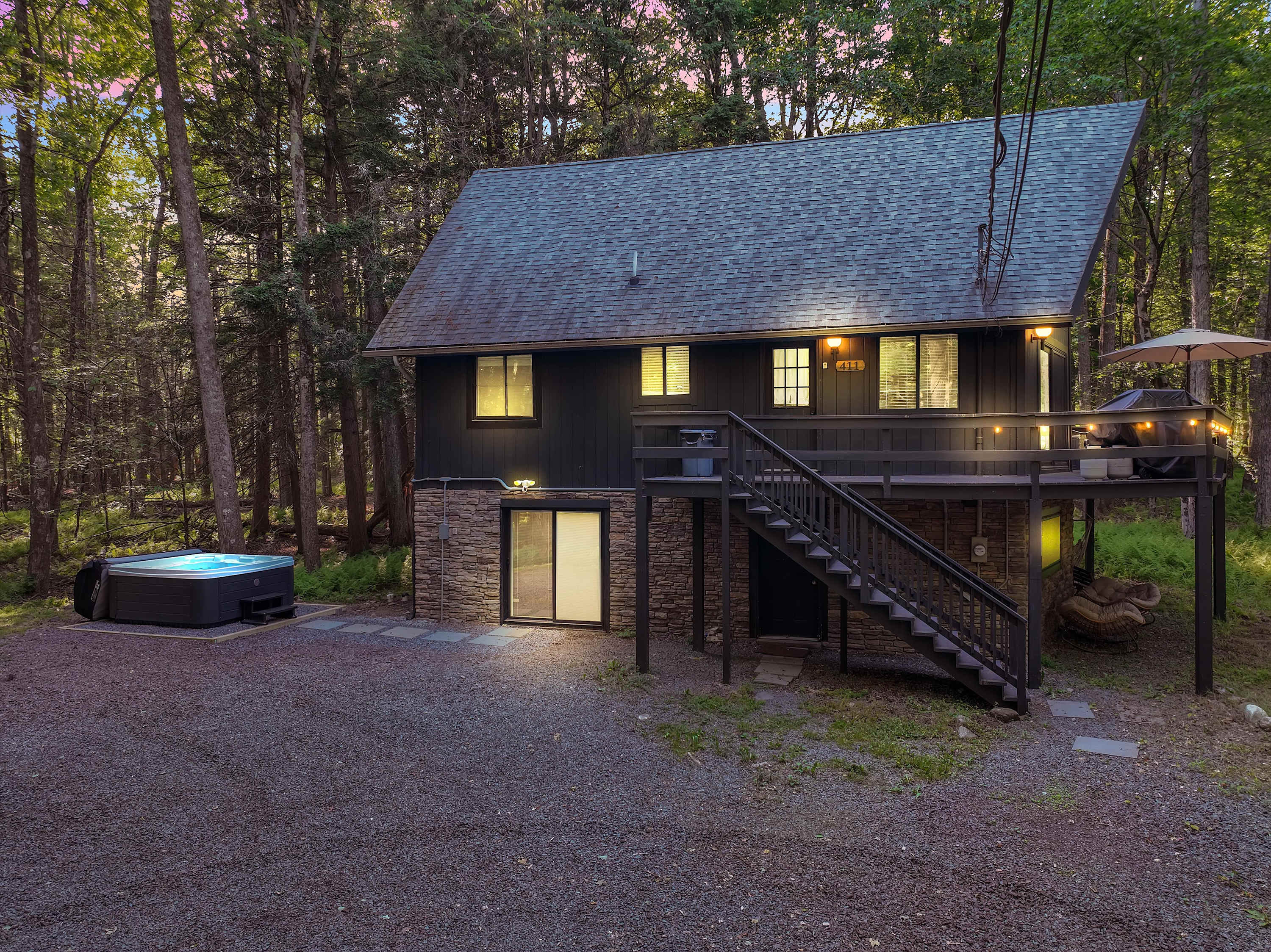 The Black Forest Chalet | Hot Tub | Firepit | Lake Access