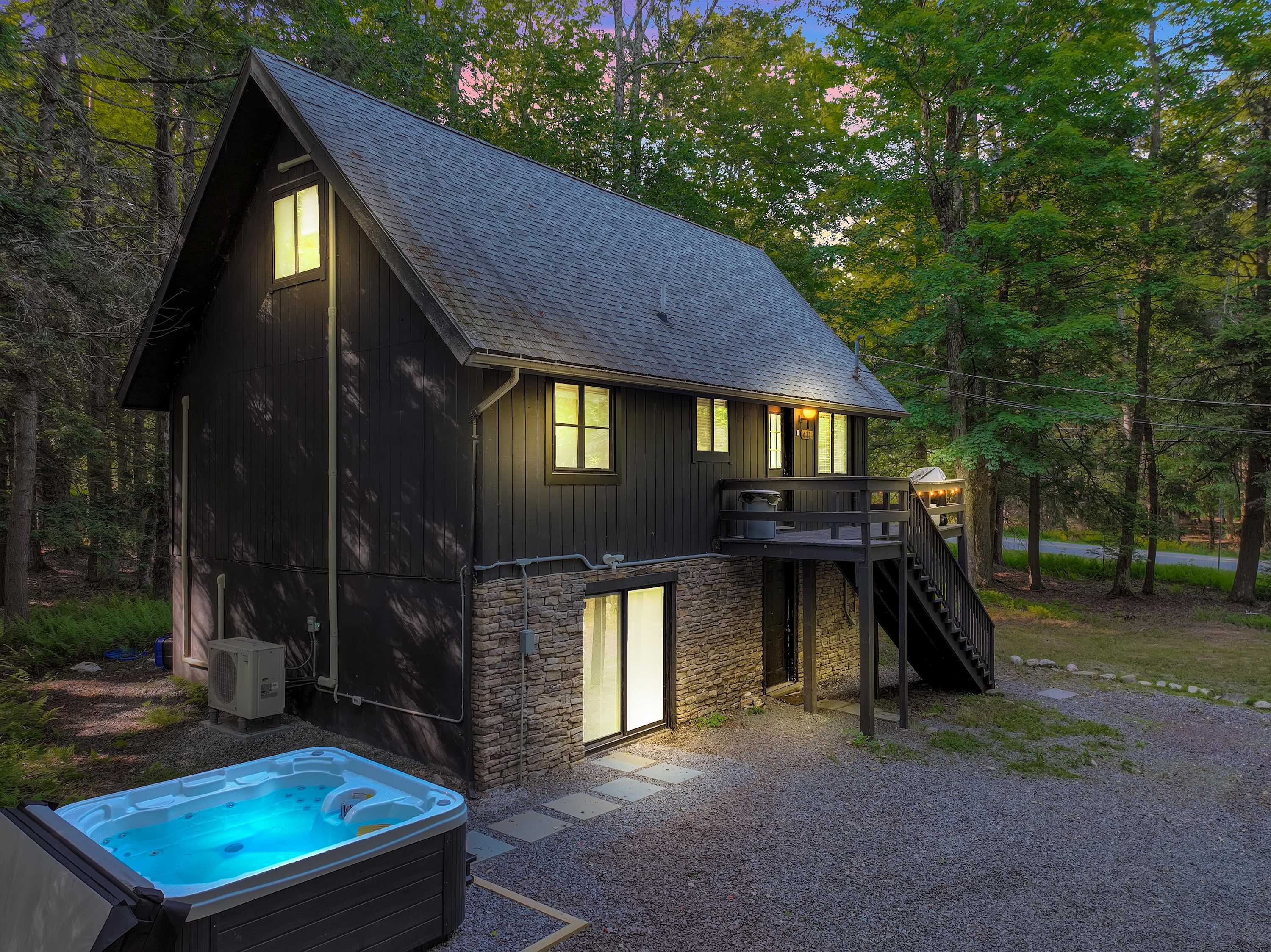 The Black Forest Chalet | Hot Tub | Firepit | Lake Access