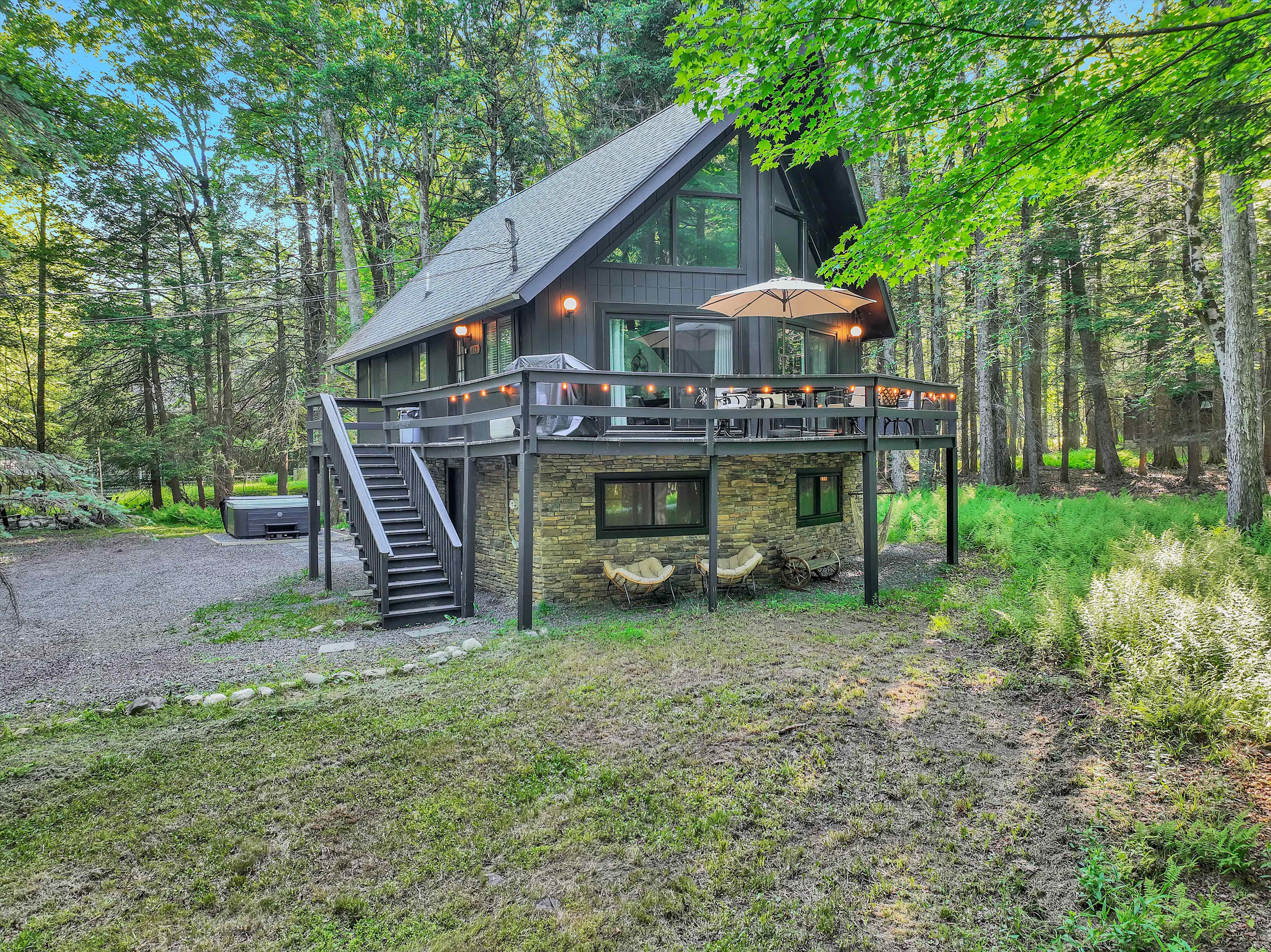 The Black Forest Chalet | Hot Tub | Firepit | Lake Access