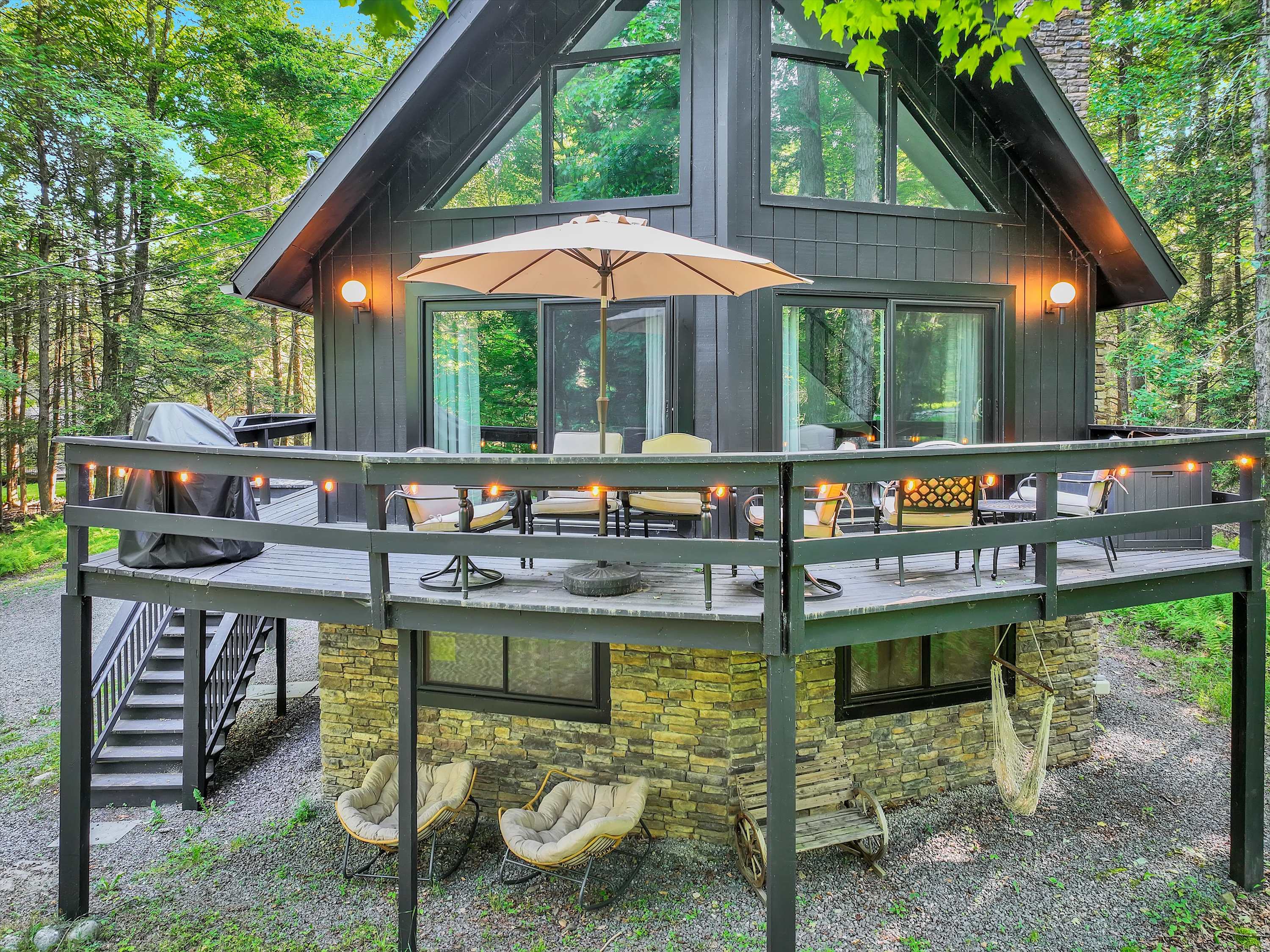 The Black Forest Chalet | Hot Tub | Firepit | Lake Access