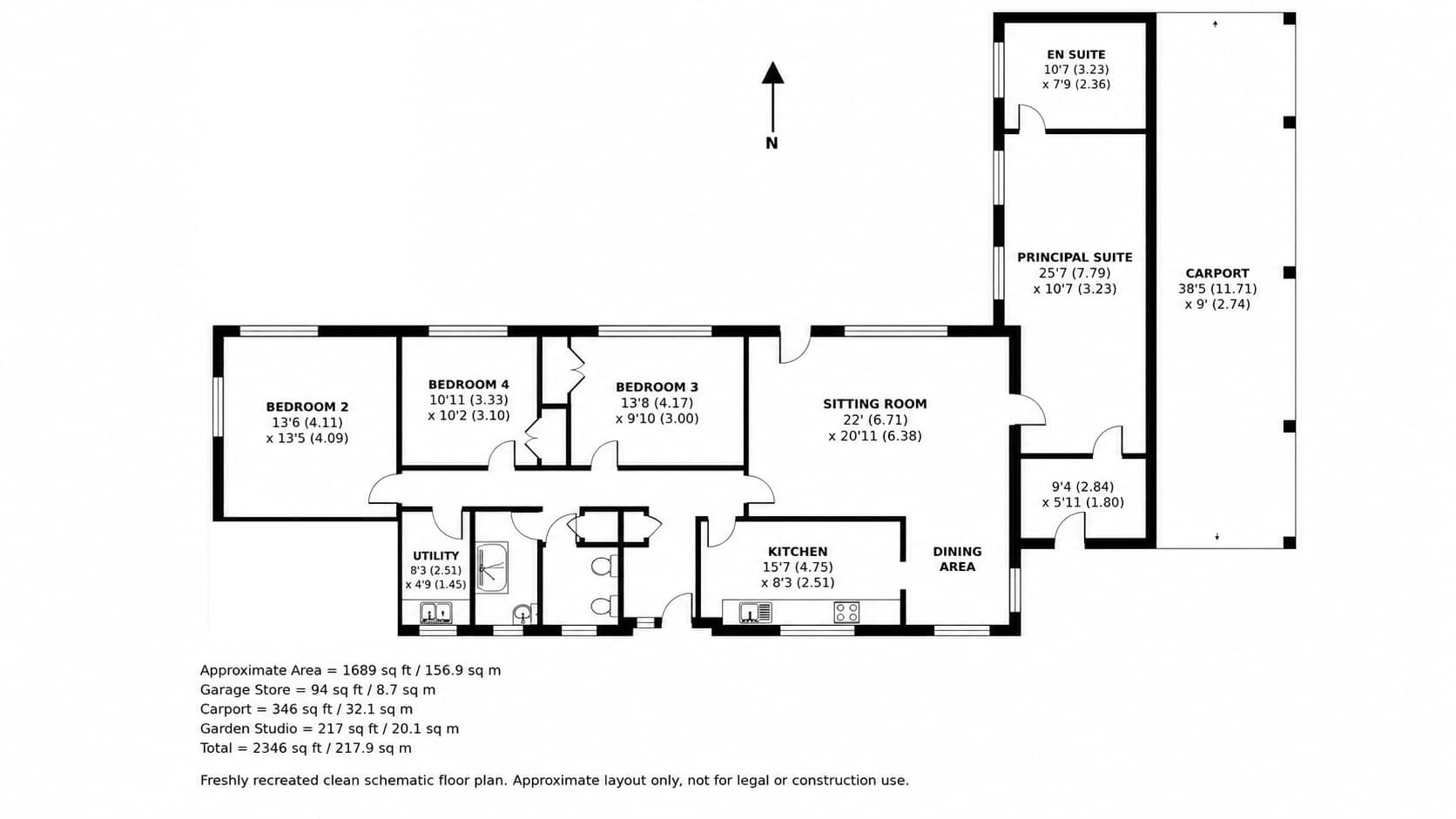 A handy floor plan for room choices!