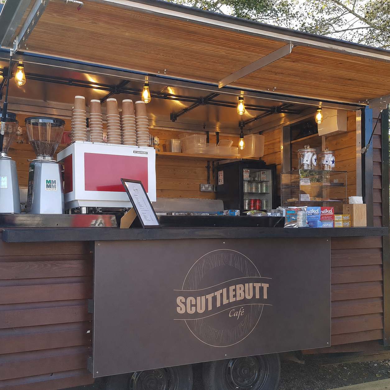 The famous Scuttlebutt cafe, our favourite!