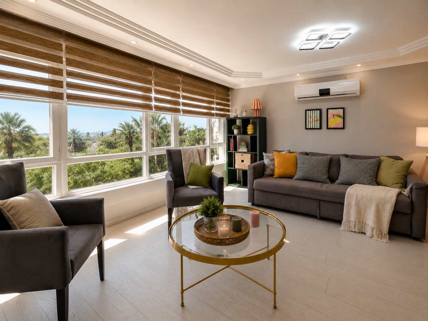 Central Flat in Kaleici with Sea View, Near Beach