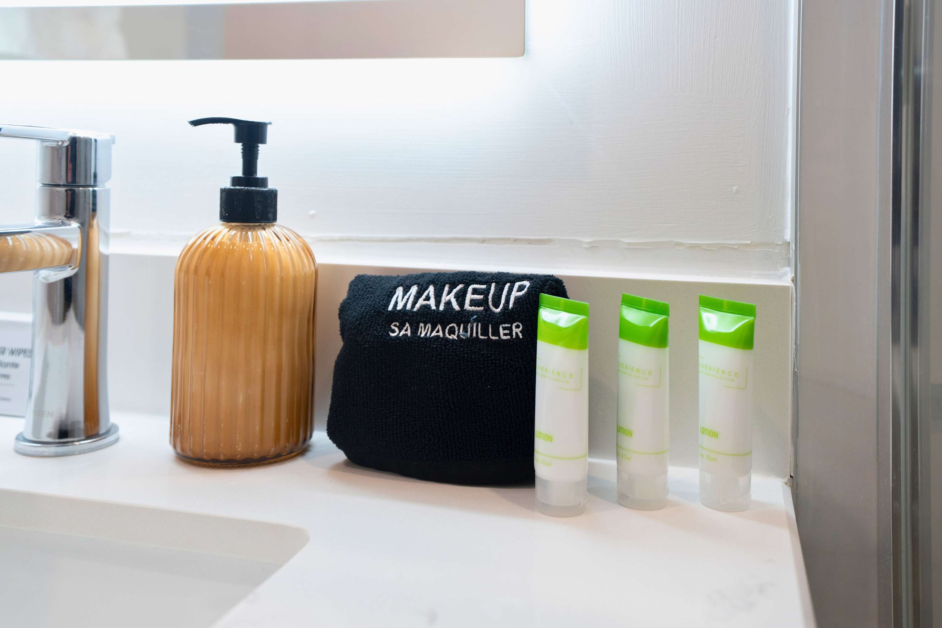 Complimentary bathroom amenities 2.