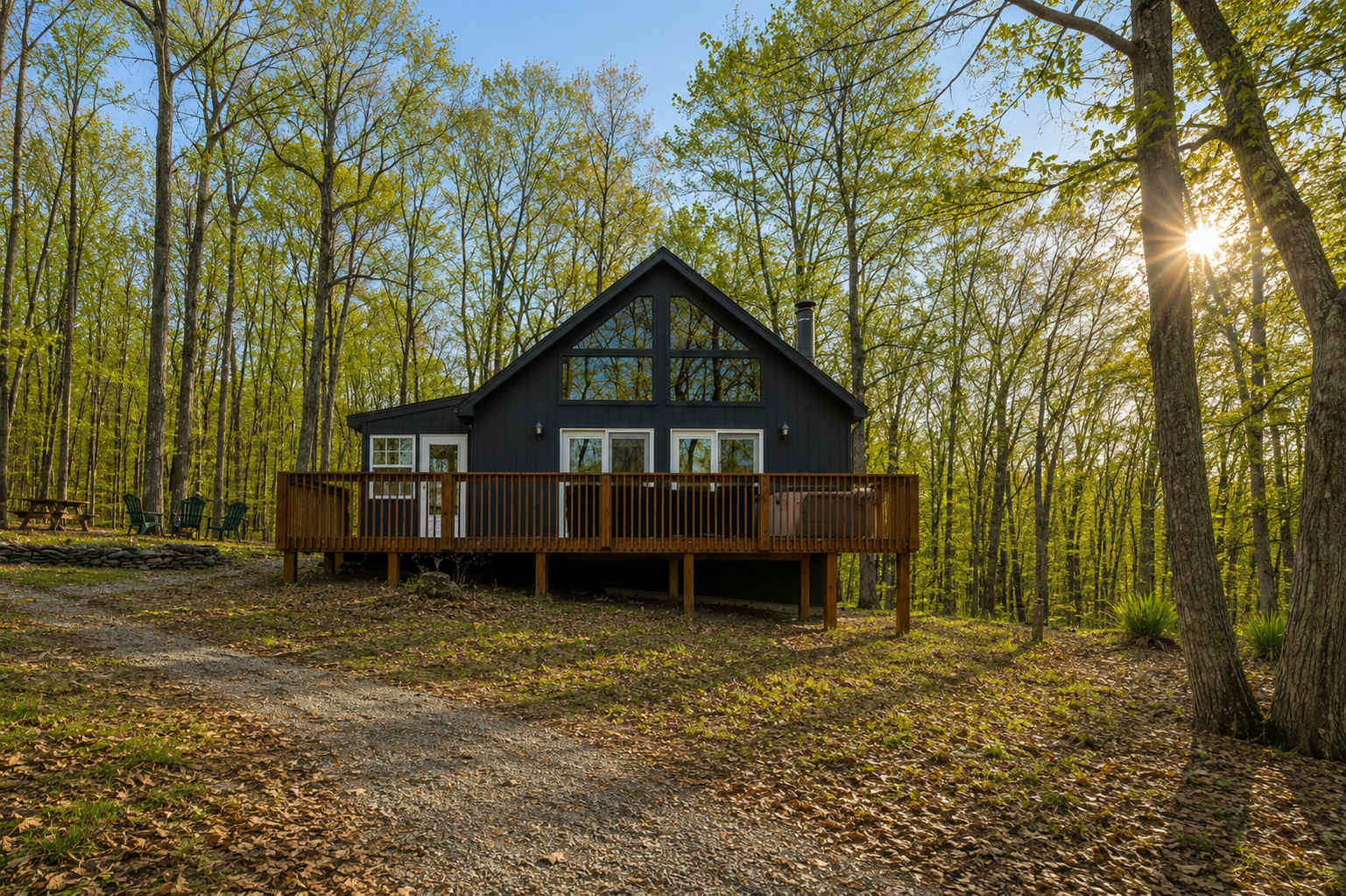 Cozy Cabin w/ Hot Tub, Fire Pit & Loft Getaway