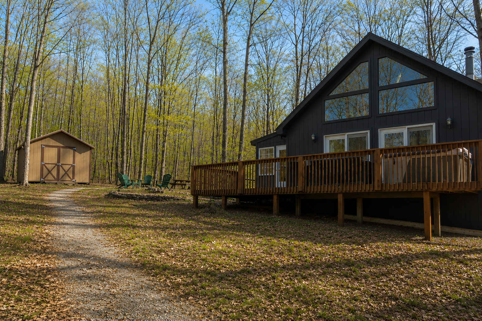 Cozy Cabin w/ Hot Tub, Fire Pit & Loft Getaway