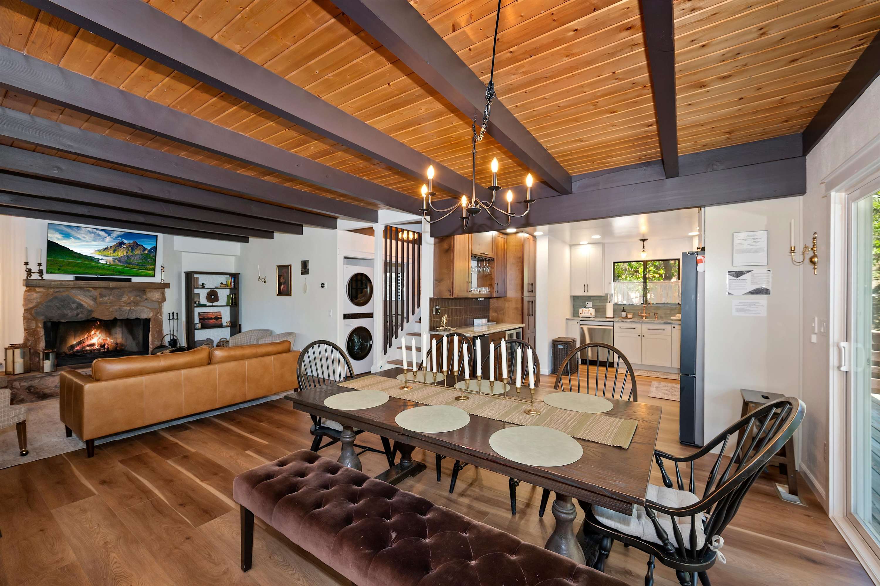 Make mealtime memories together at the dining table, seating 8​