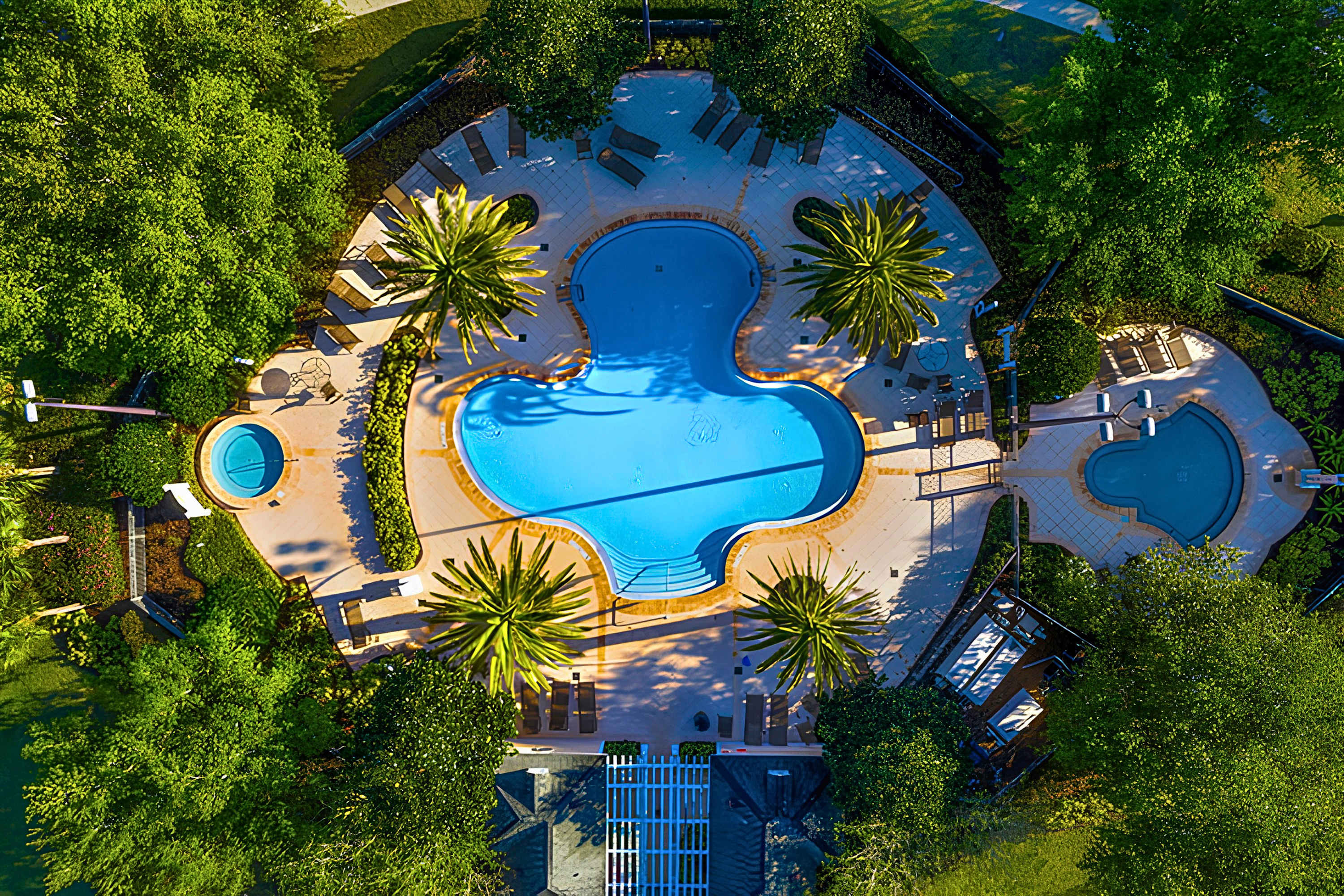 Take a dip and enjoy quality time at the homestead reunion pool