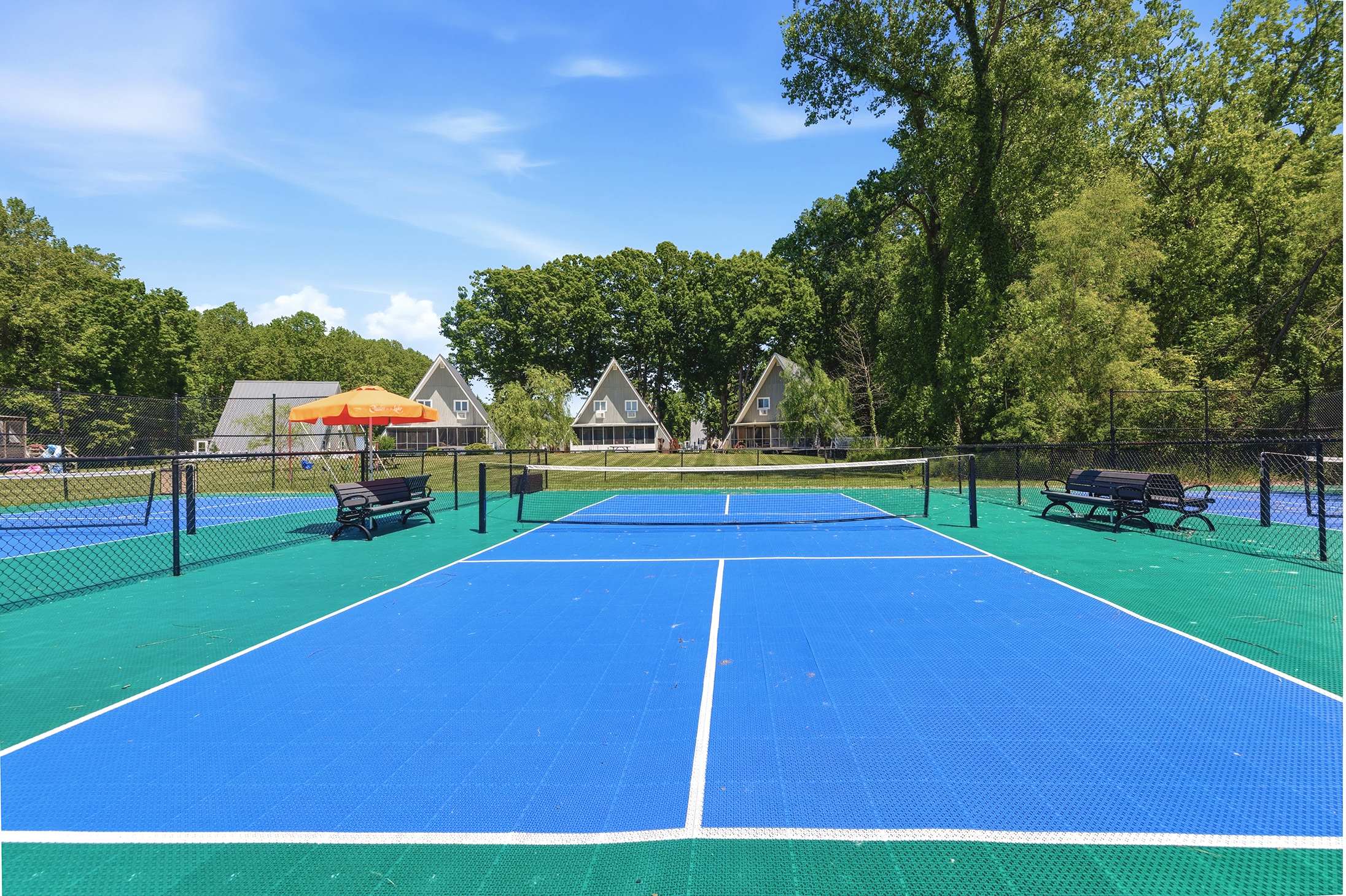 Tennis and pickleball add to the resort experience guests love.