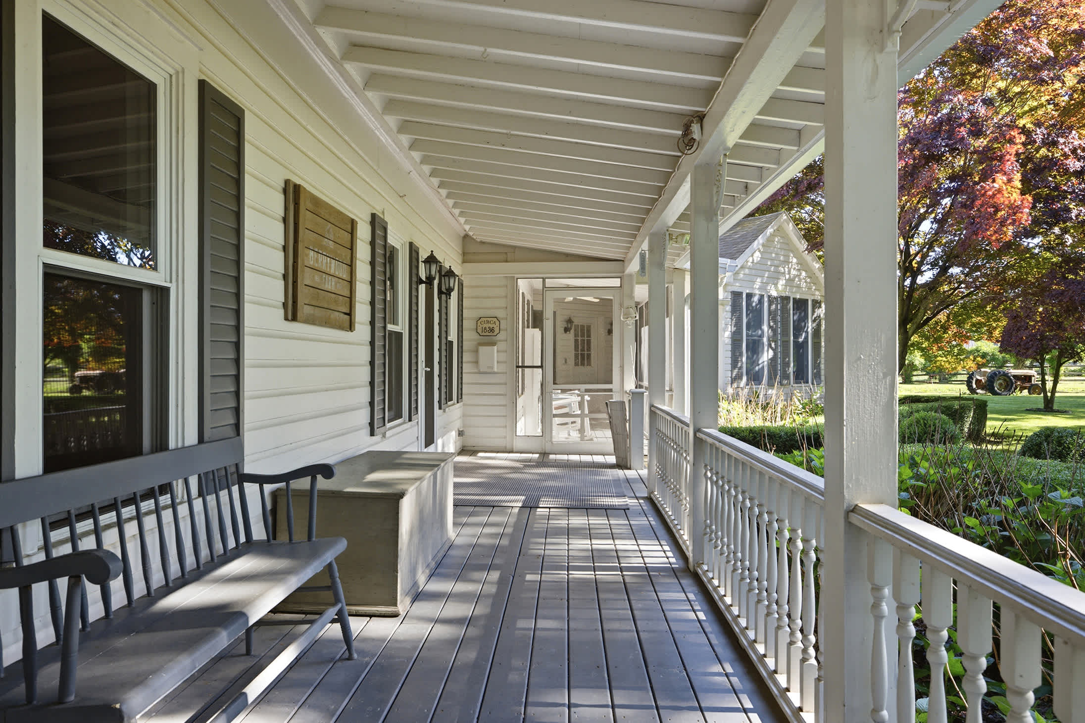 Pause on the porch and enjoy Berrywood Farm’s century-old charm.