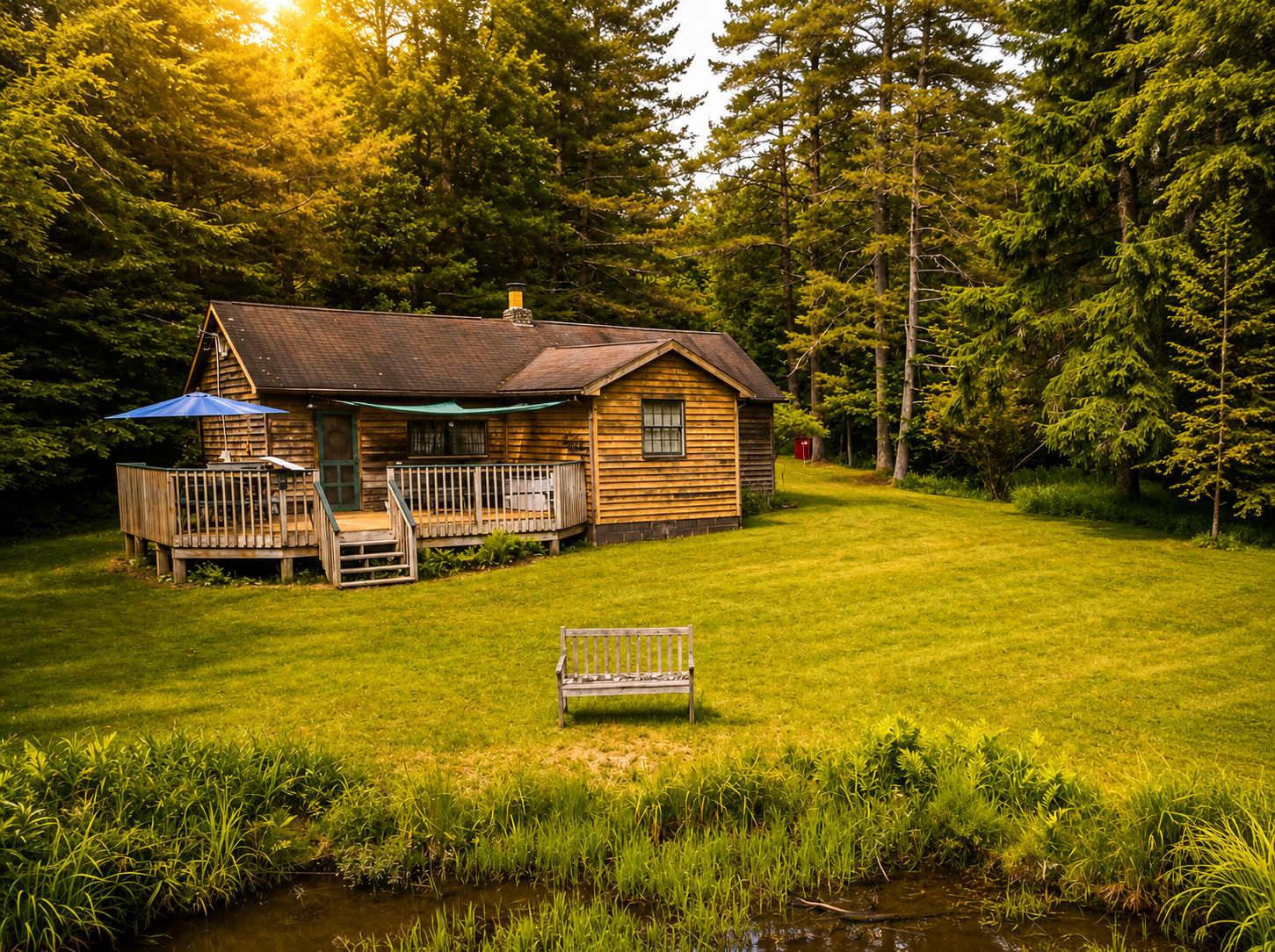 Set on a quiet property with a creek running through and walking-distance access to Cranesville Swamp trails, it’s the perfect base for exploring Swallow Falls, nearby rivers, and scenic state parks.