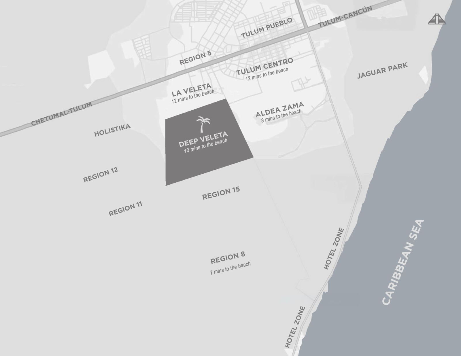 📍 Convenient Location

• Tulum Beach Zone – approximately 15 minutes by car
• Tulum Town Center – approximately 10 minutes by car
• La Veleta Main Avenue – just 3–4 minutes by car