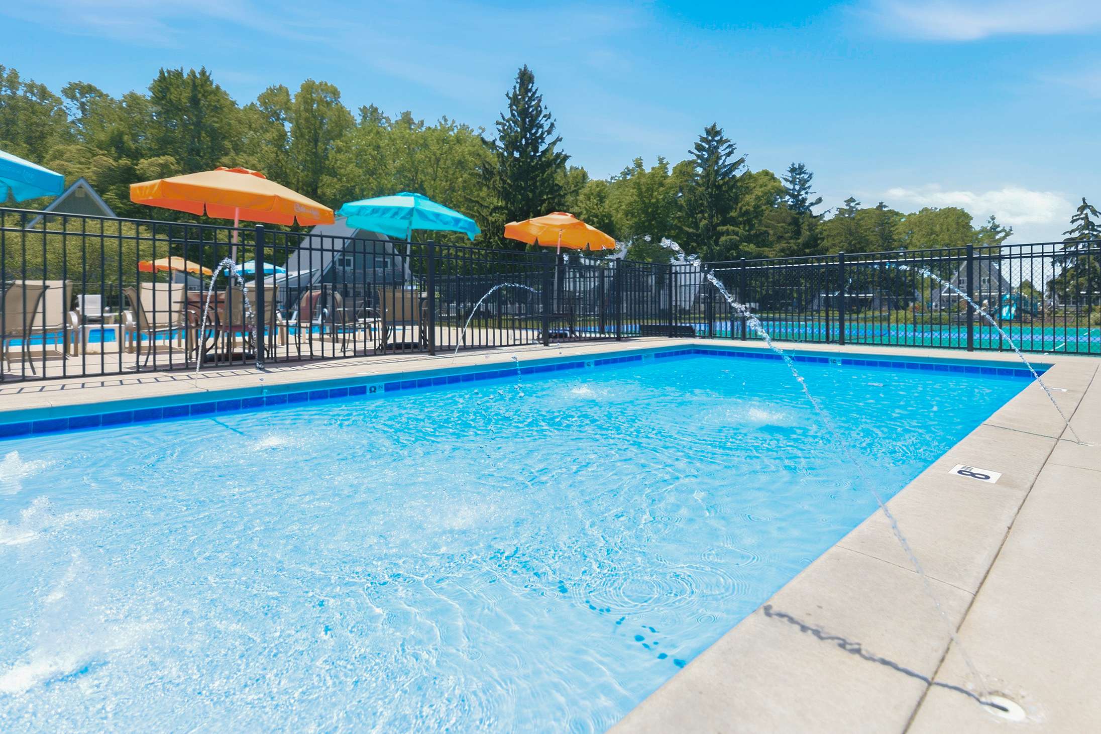 Younger guests have their own place to splash and play at the resort.