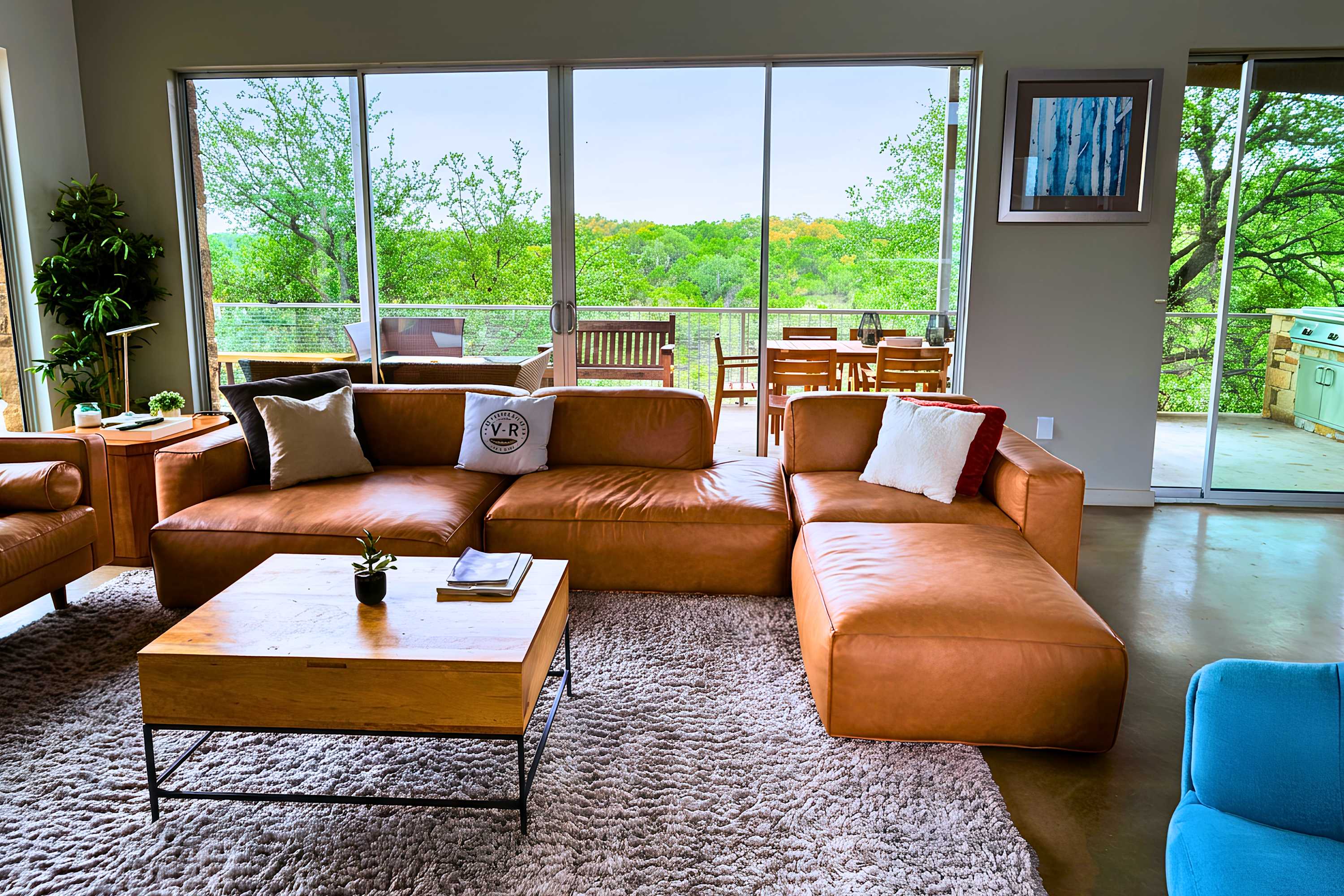 Main: Flooded with natural light. Enjoy serene green views from every corner of the house.