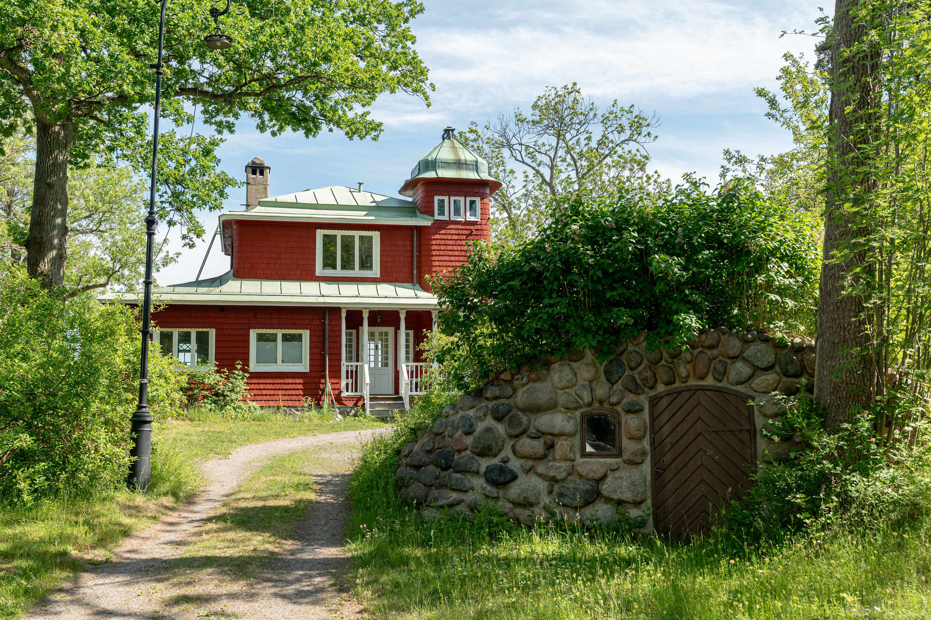 Historic Waterfront House Lidingo with Private Dock