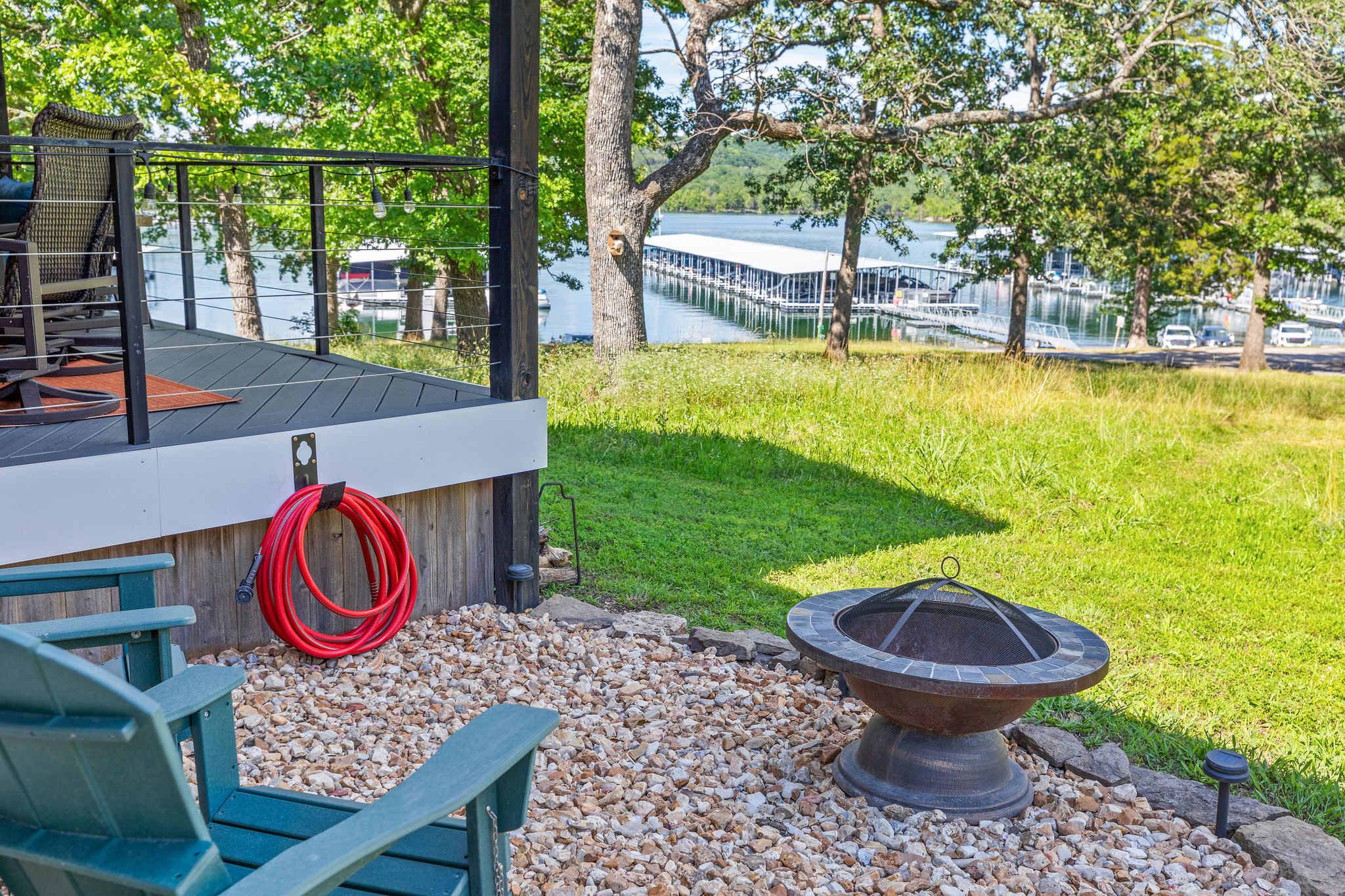 Private to you firepit, overlooking Table Rock Lake