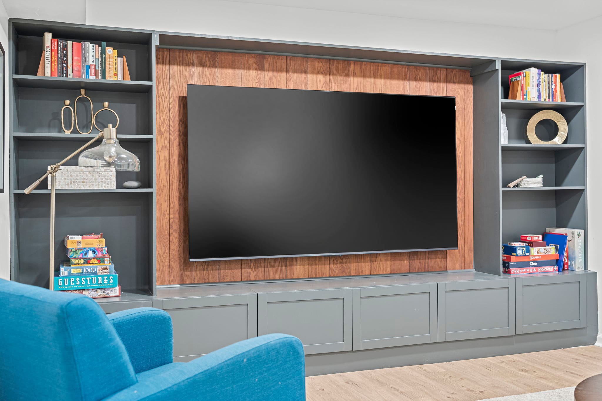 95-inch TV for movie nights and game days
