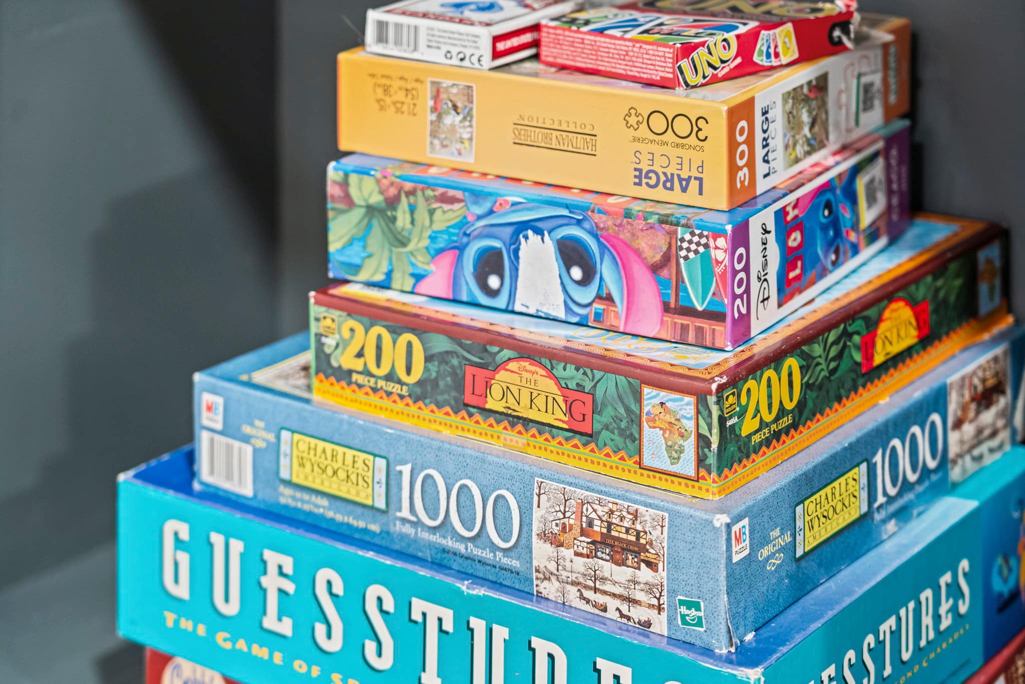 Board games, Puzzles and Books