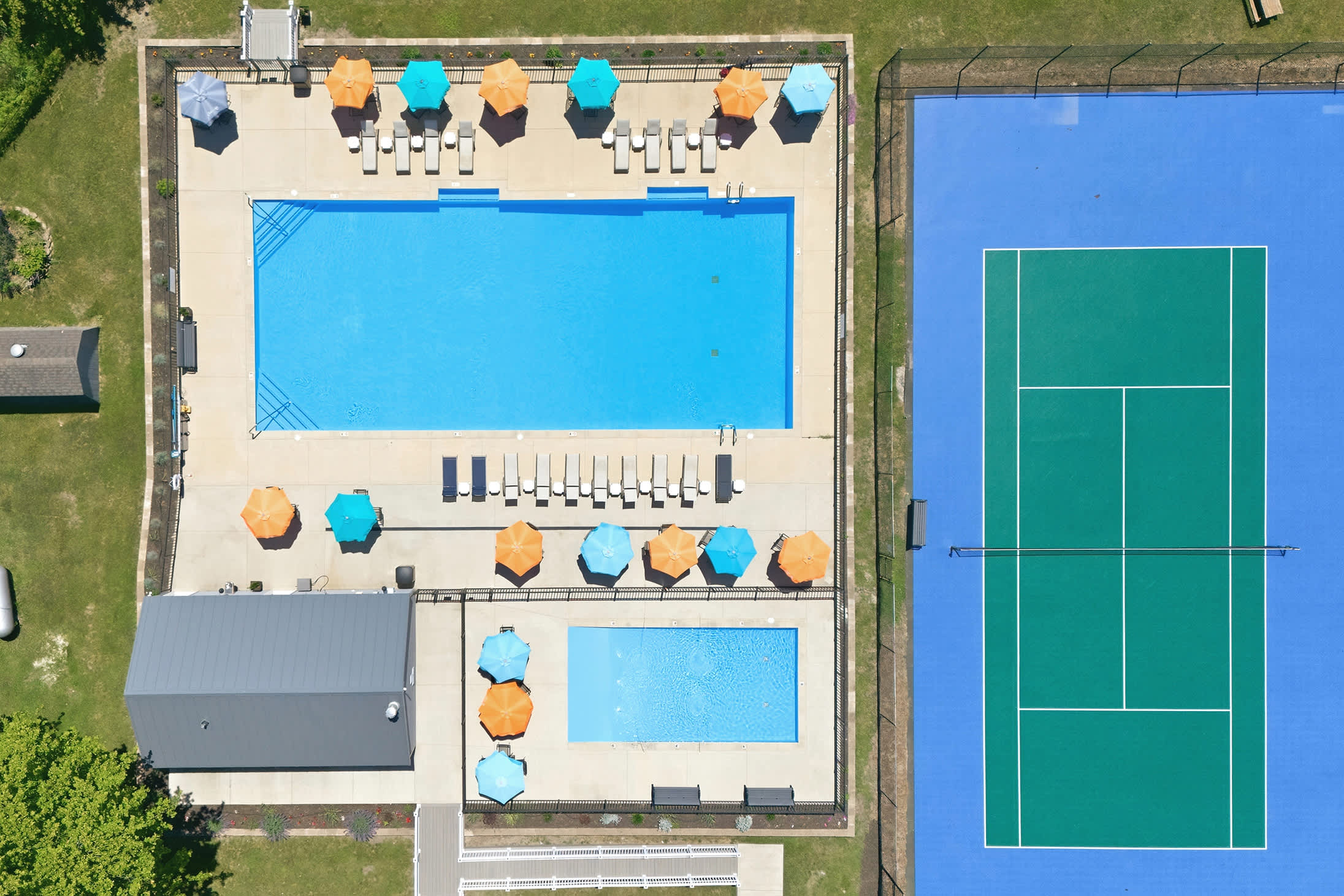 Chalet on the Lake has 3 pools with 2 adult options and a fun kiddie pool.
