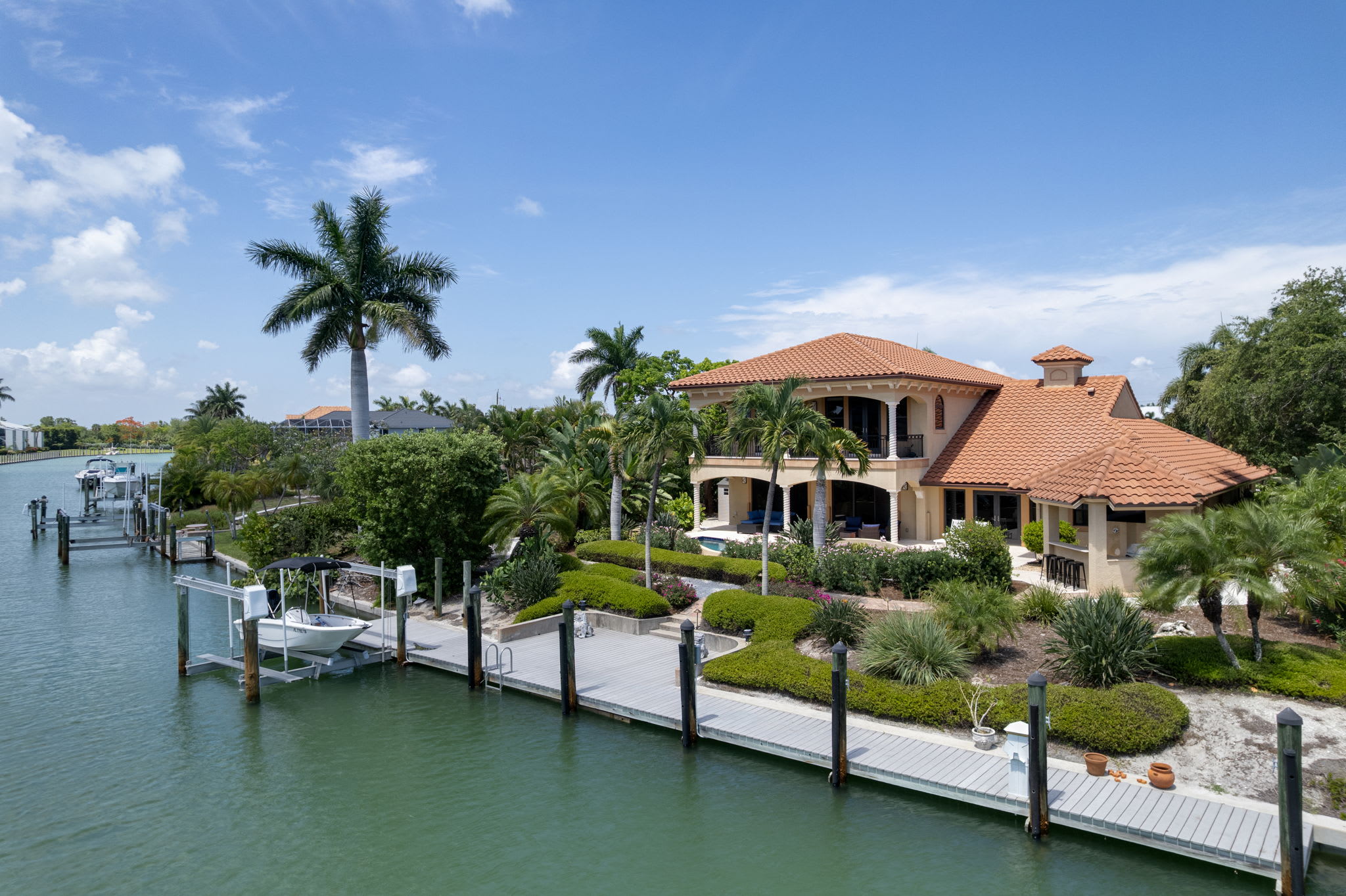 Seas the Day - A Stunning Waterfront Villa on Sanibel's East End, Boat Dock with Lift