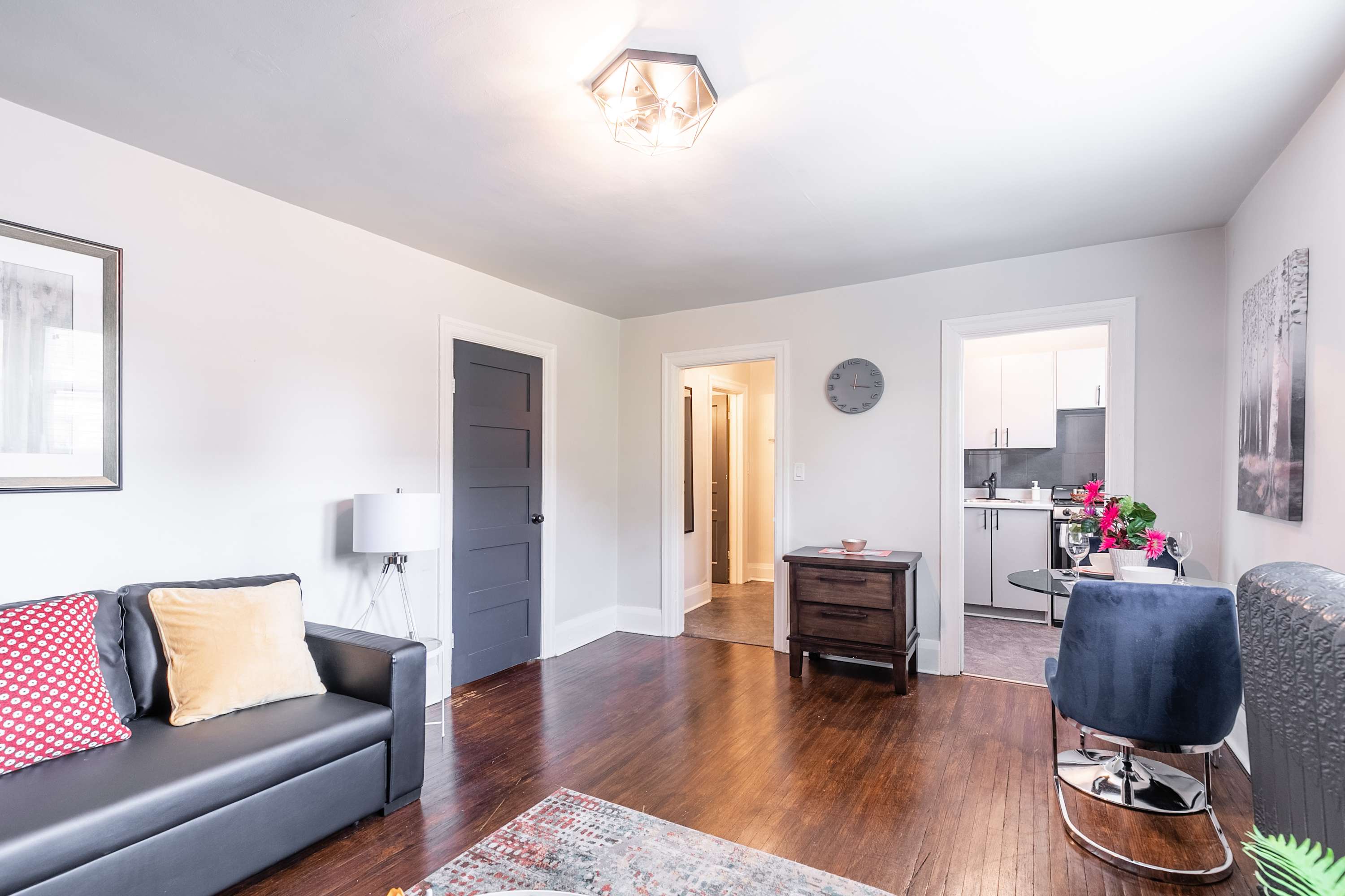 Cozy space for quiet mornings or winding down after a day out