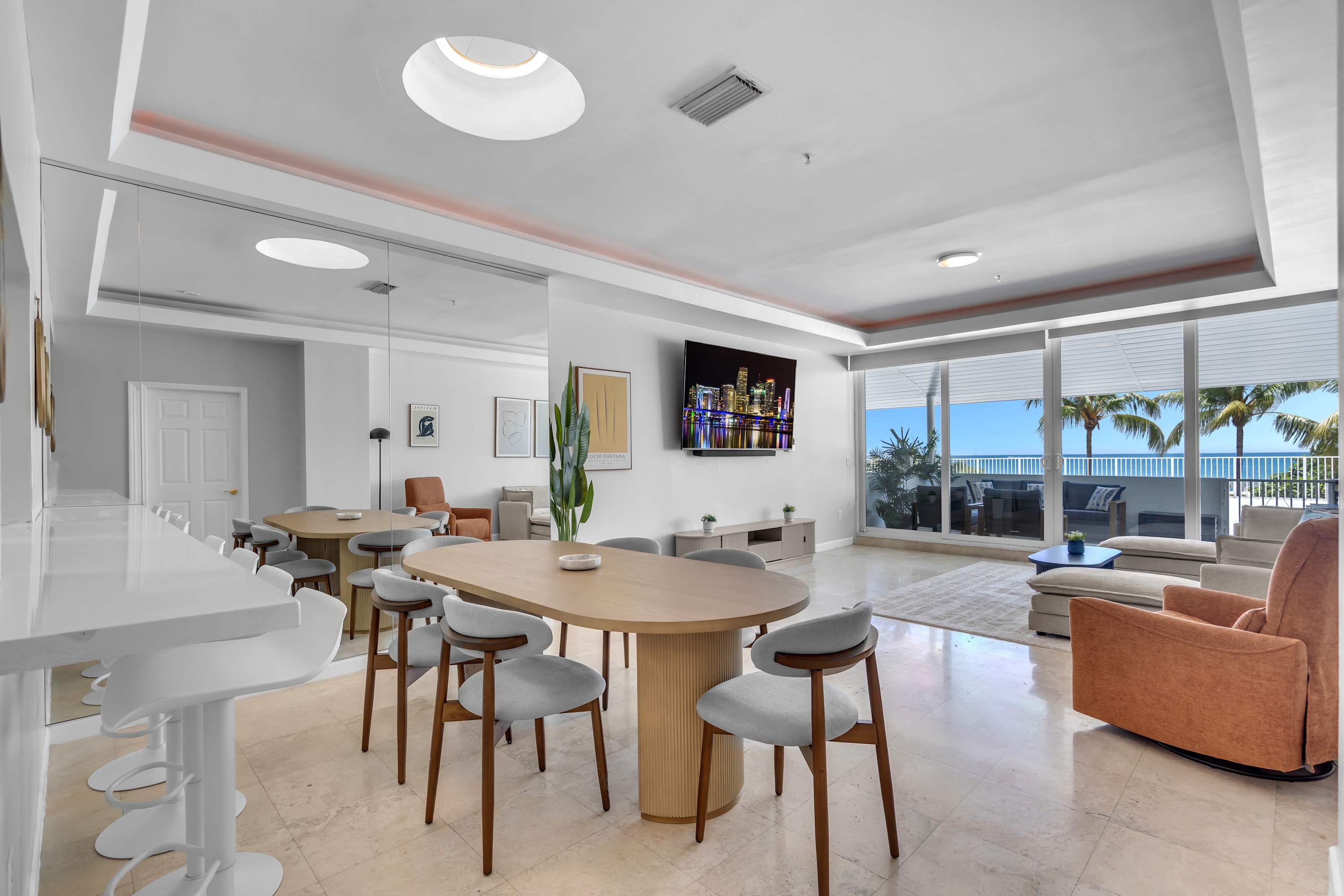 2BR OceanFront Oasis  Large Patio and Free Parking