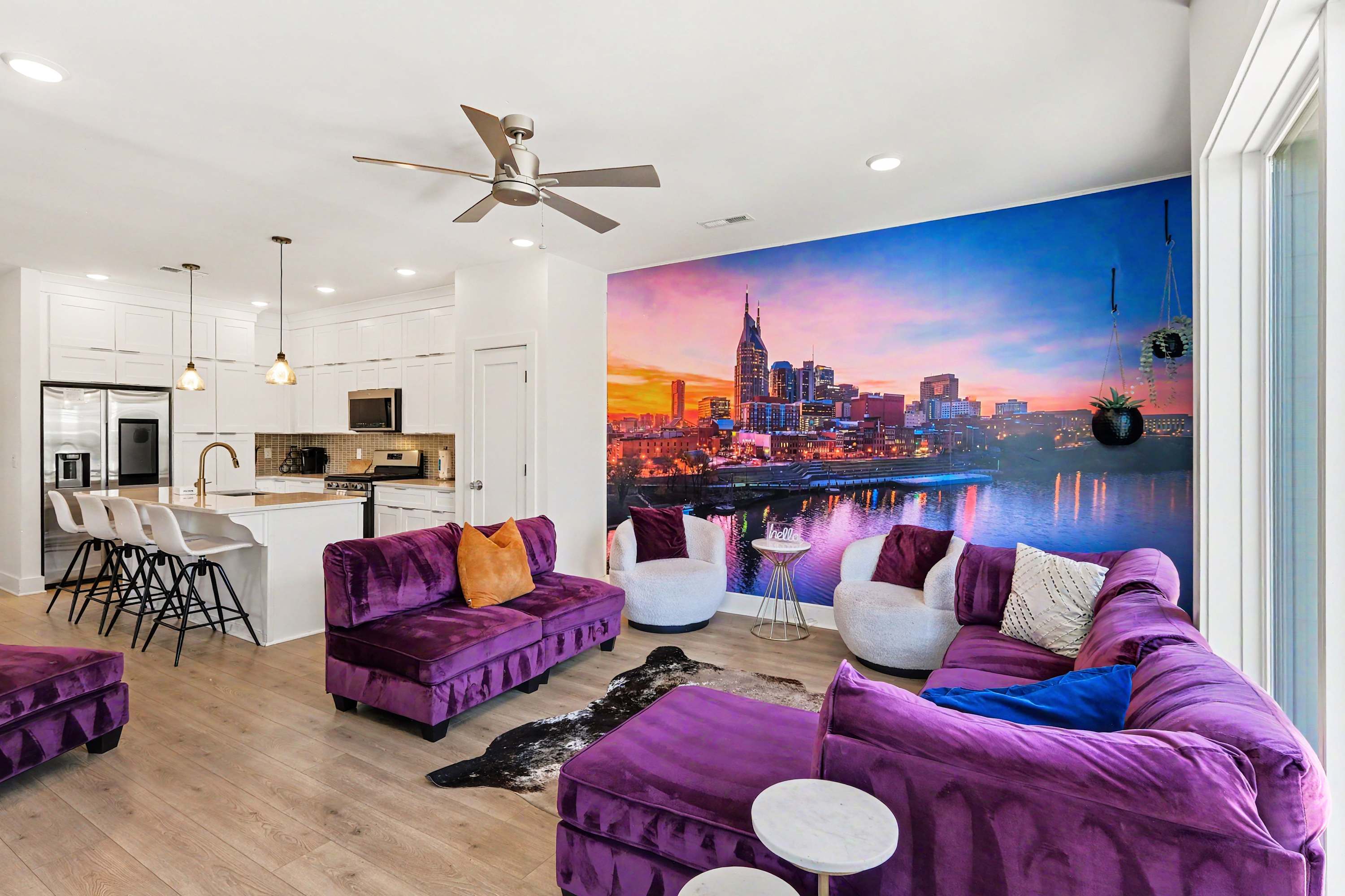 Kick your feet up & stream all your favorite entertainment in the living room