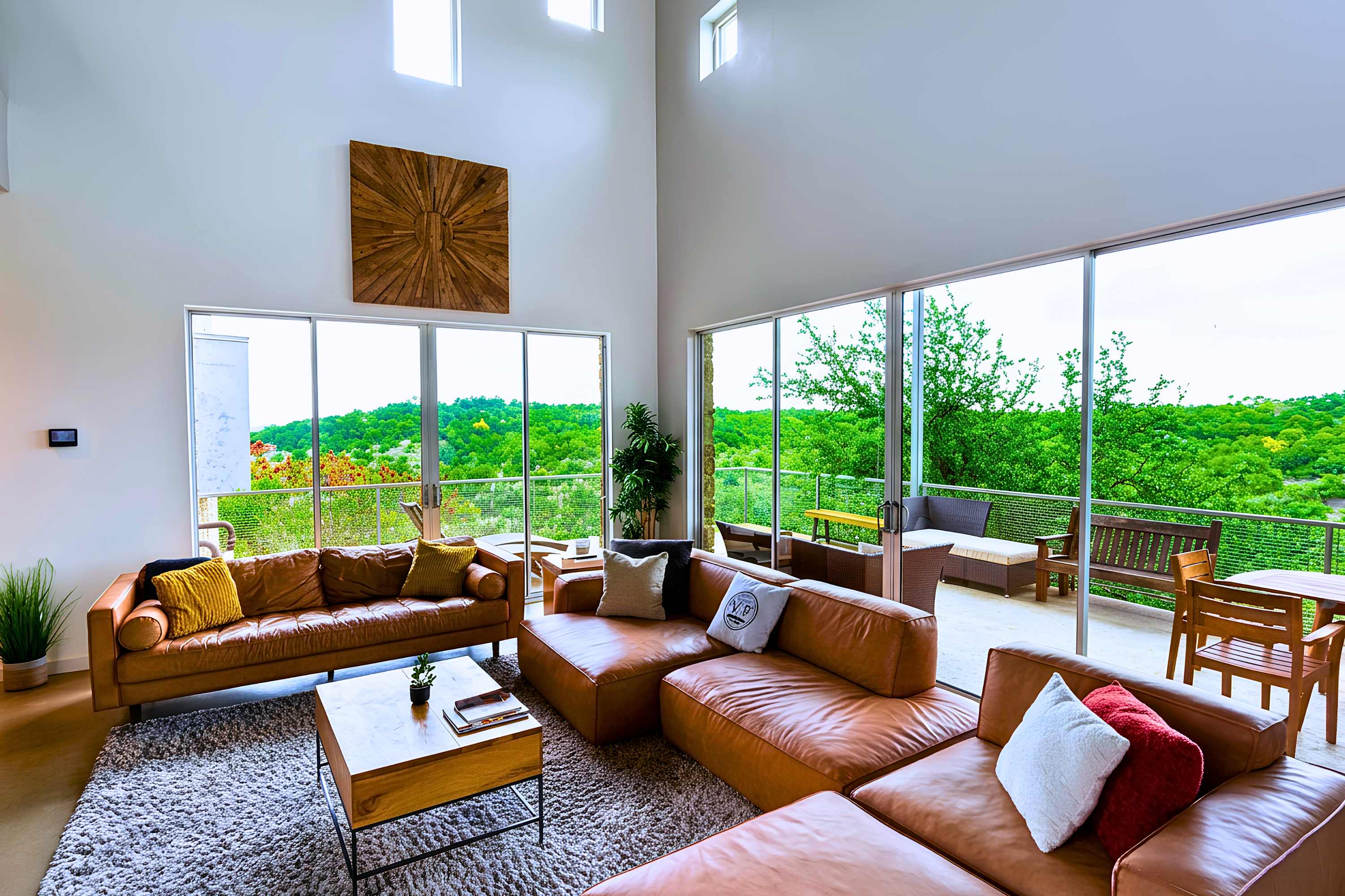 Perfect for groups, this living space will hold enough space for everyone comfortably