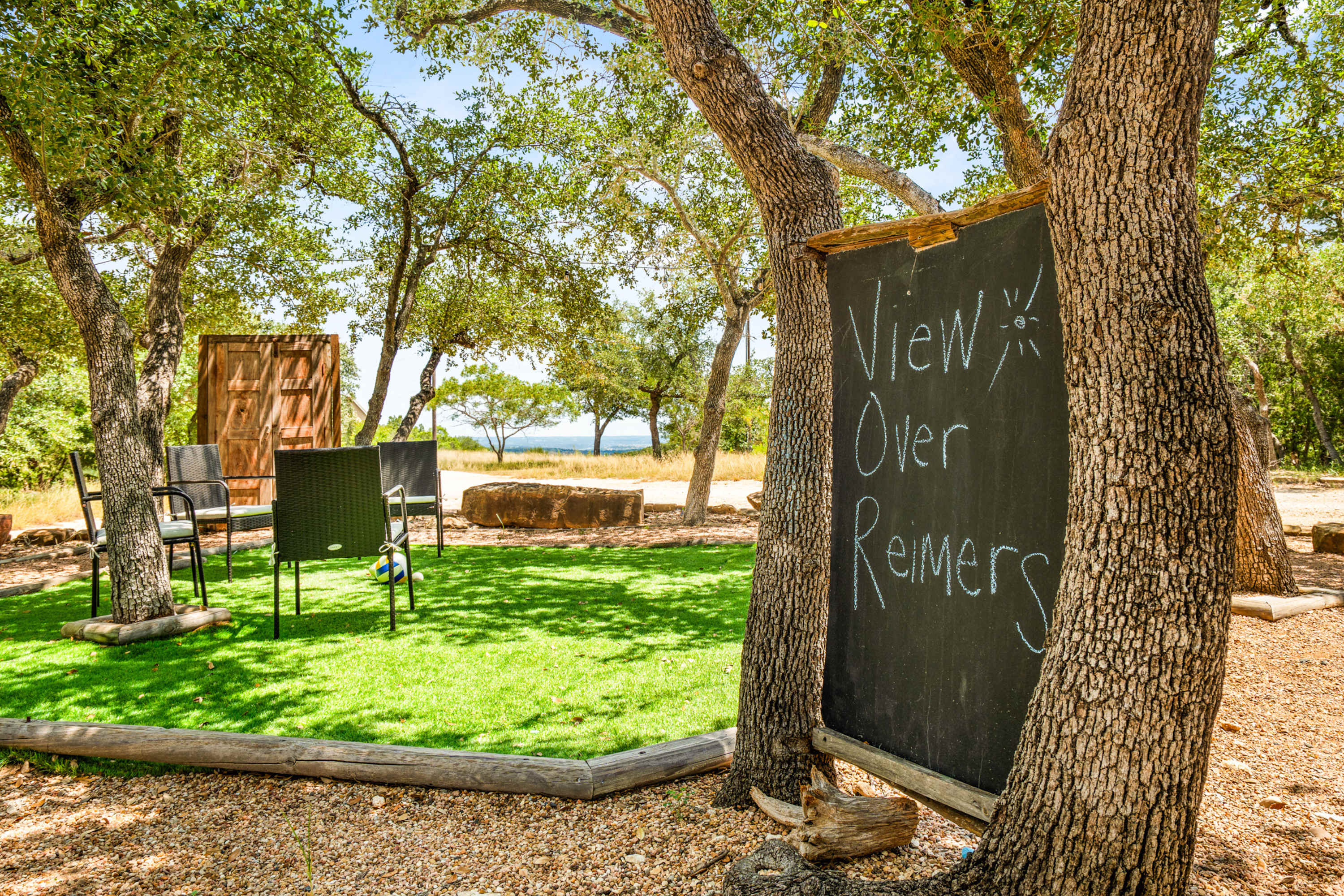 nviting outdoor space where guests can unwind, kids can play, and families can reconnect