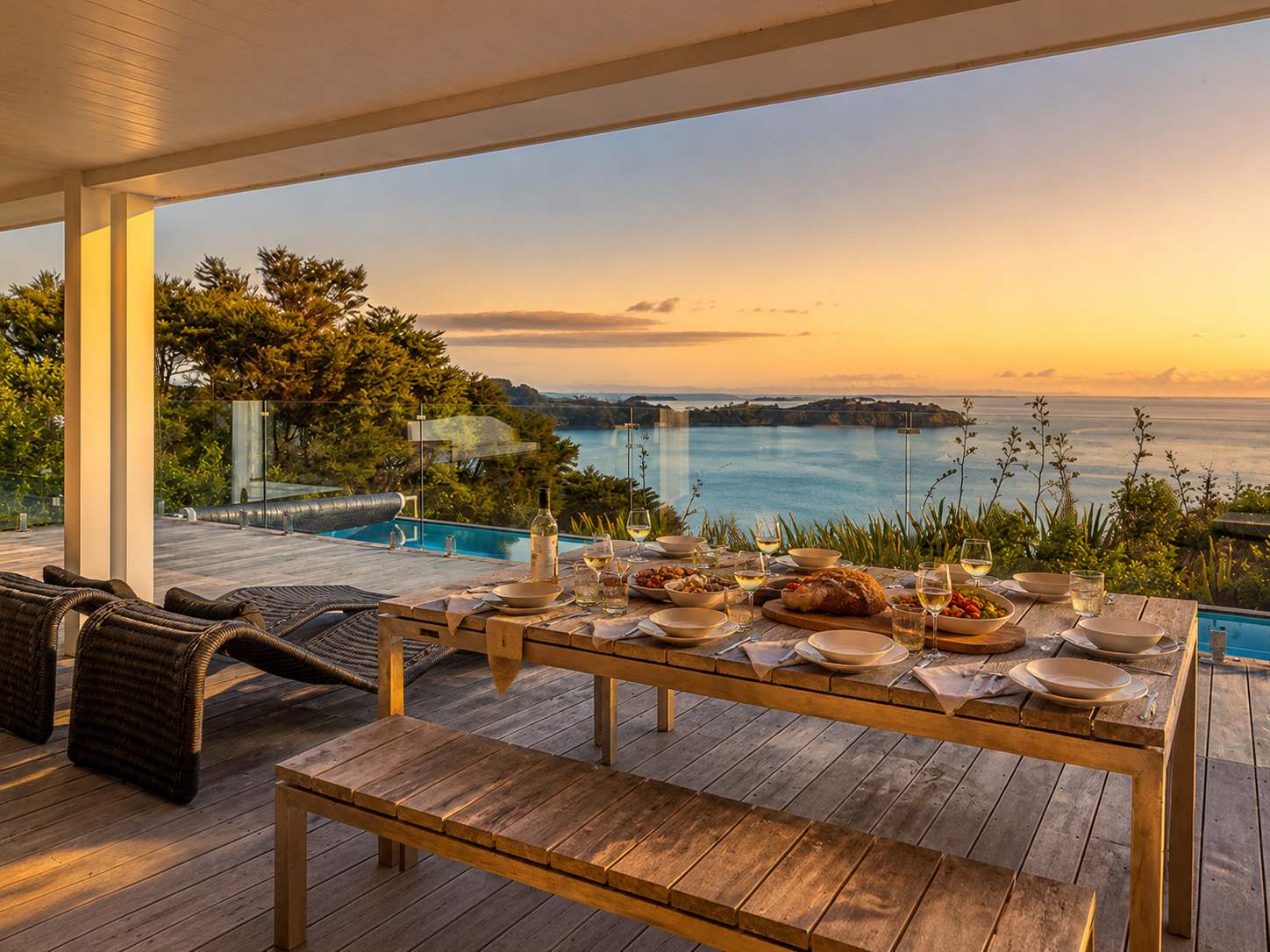 No.63 - Elevated Onetangi Retreat with Pool — Waiheke Island, Auckland — vacation rental