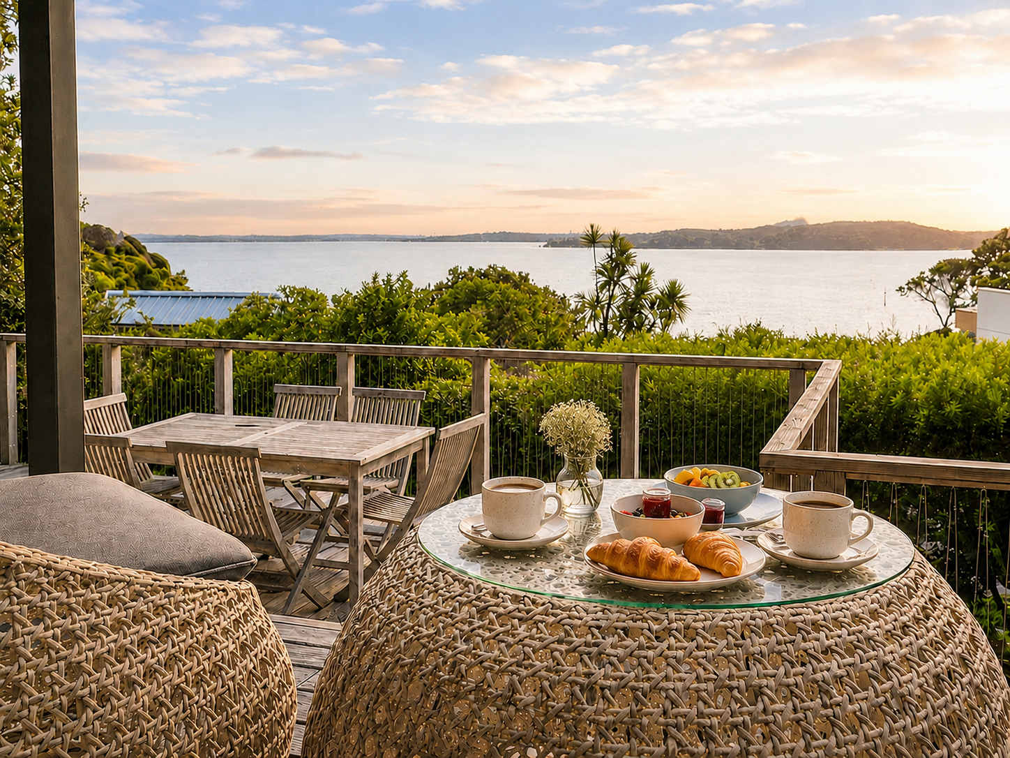Black Cottage - Sea Views Near Kennedy Point Ferry — Waiheke Island, Auckland — vacation rental