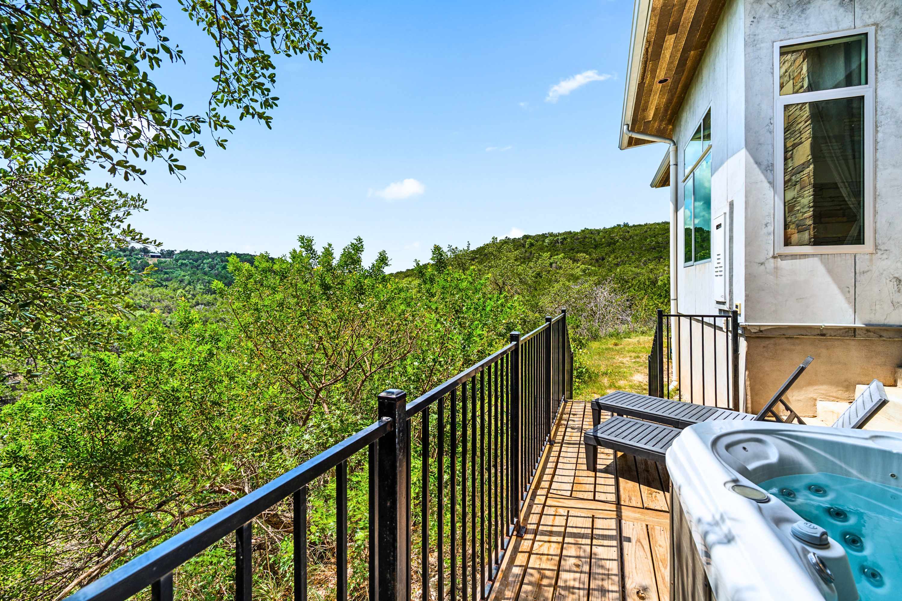 Unwind in paradise on a secluded deck designed for ultimate rest and relaxation