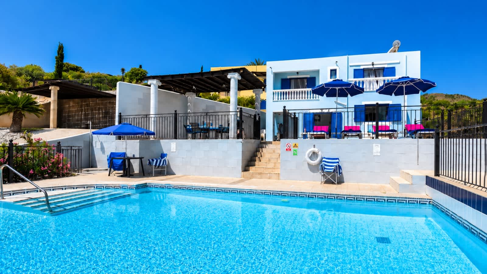 Little Blue Sea View Kalathos Villa w Private Pool — holiday rental in Rhodes