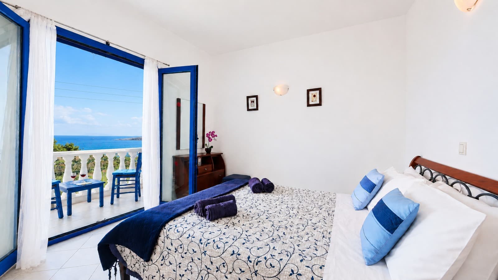 Little Blue Sea View Kalathos Villa w Private Pool in Rhodes — photo 2