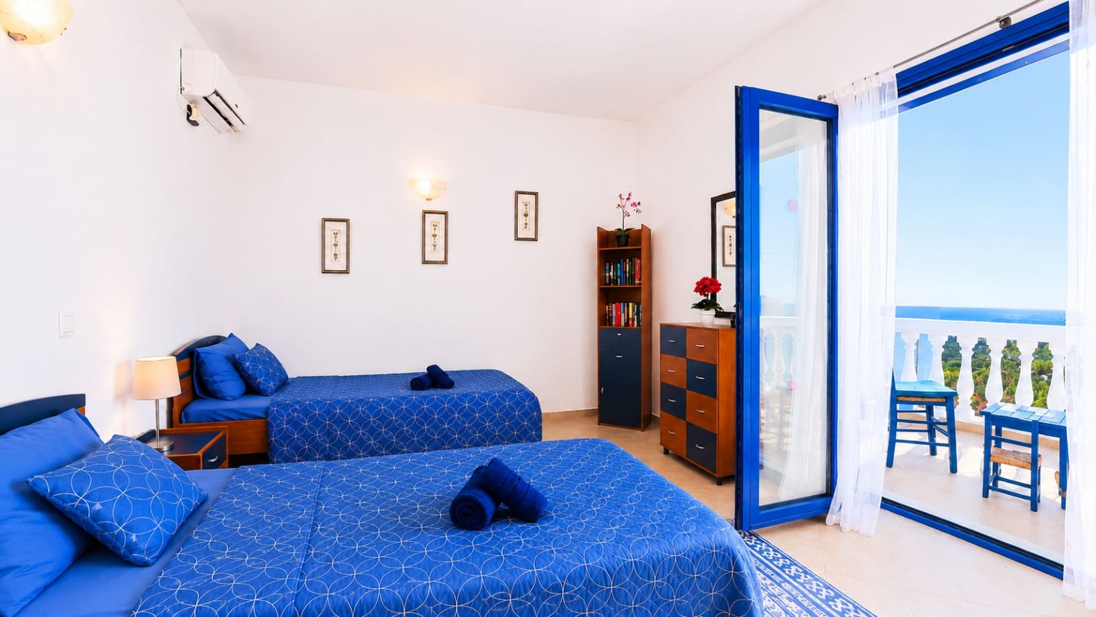 Little Blue Sea View Kalathos Villa w Private Pool in Rhodes — photo 5