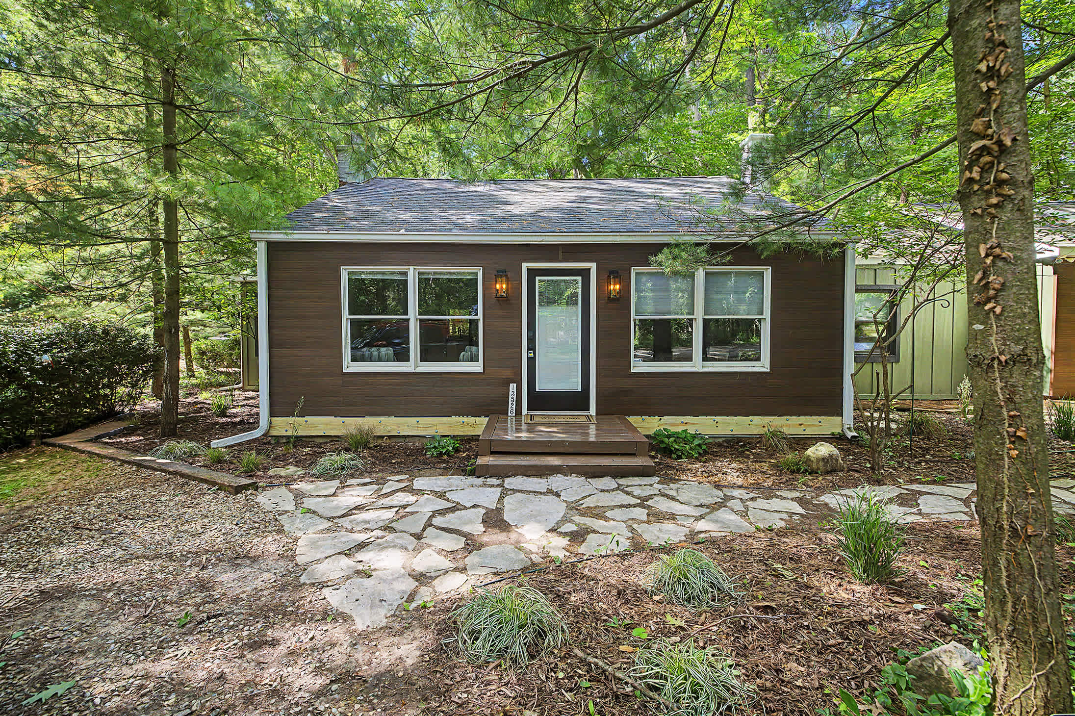 Harbor Country getaway with privacy and convenient local access.