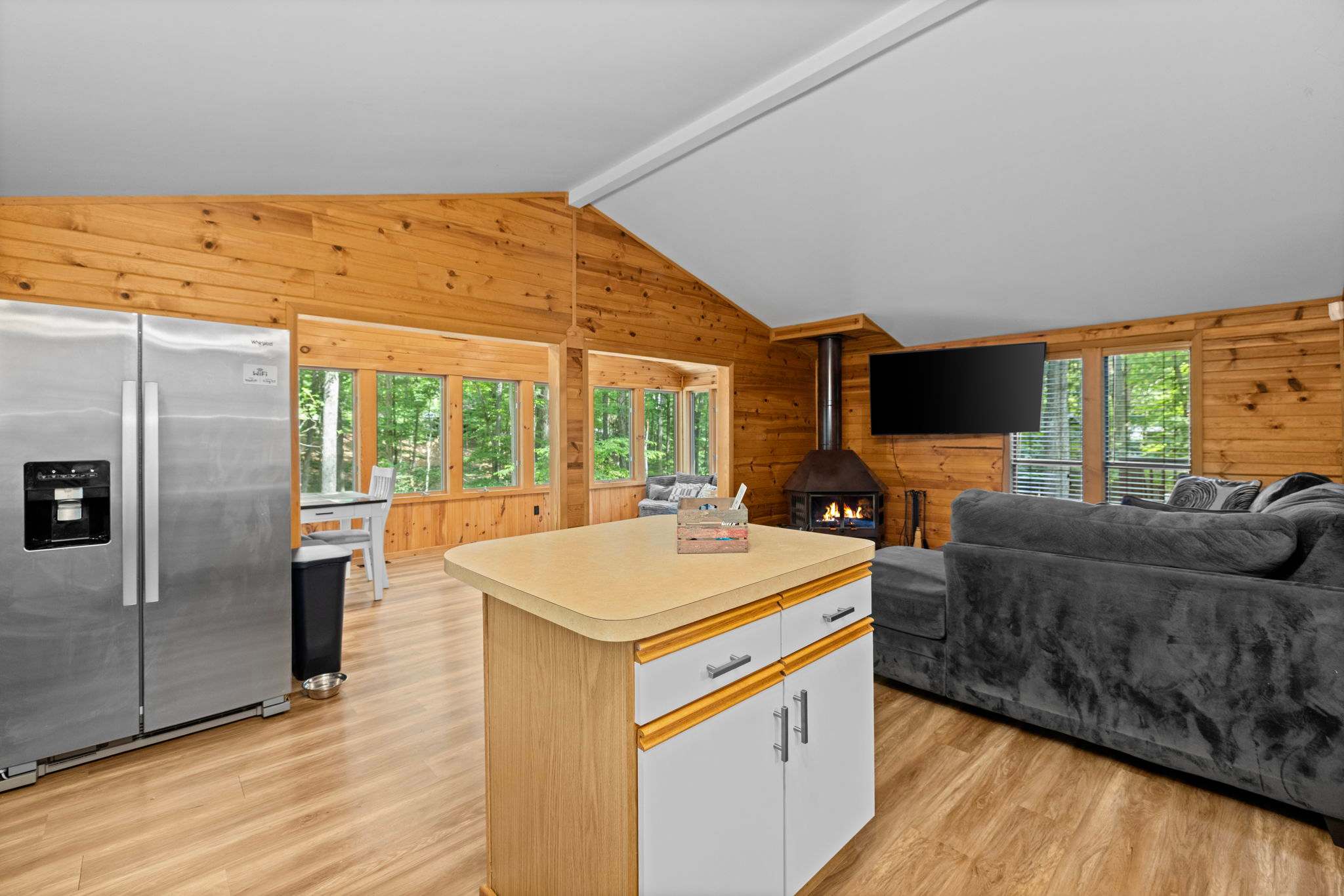 Open-concept layout perfect for spending time together