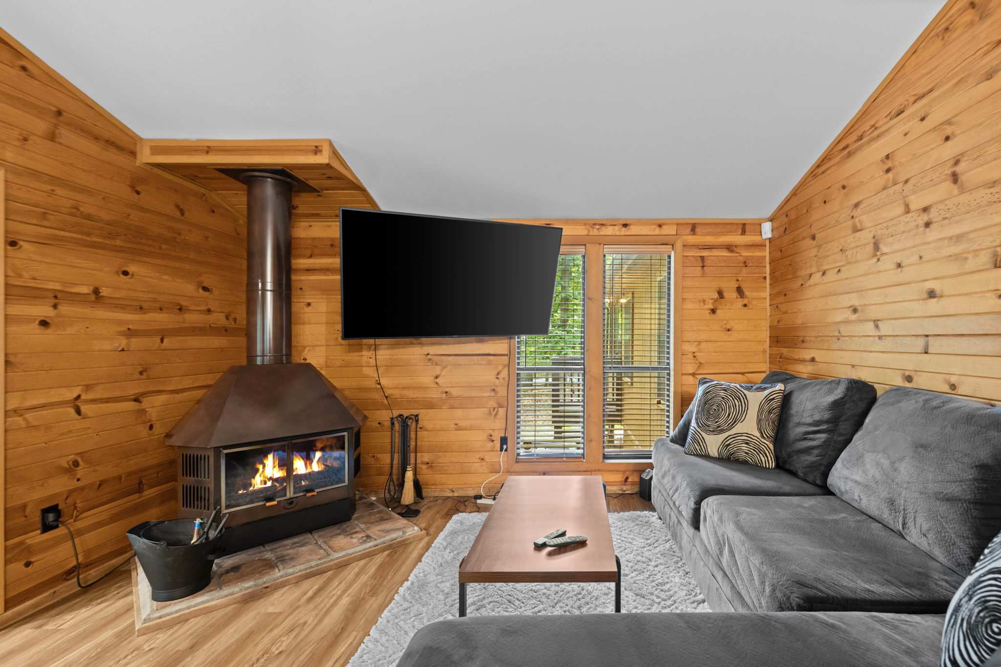 Comfortable sectional seating for gathering and relaxing