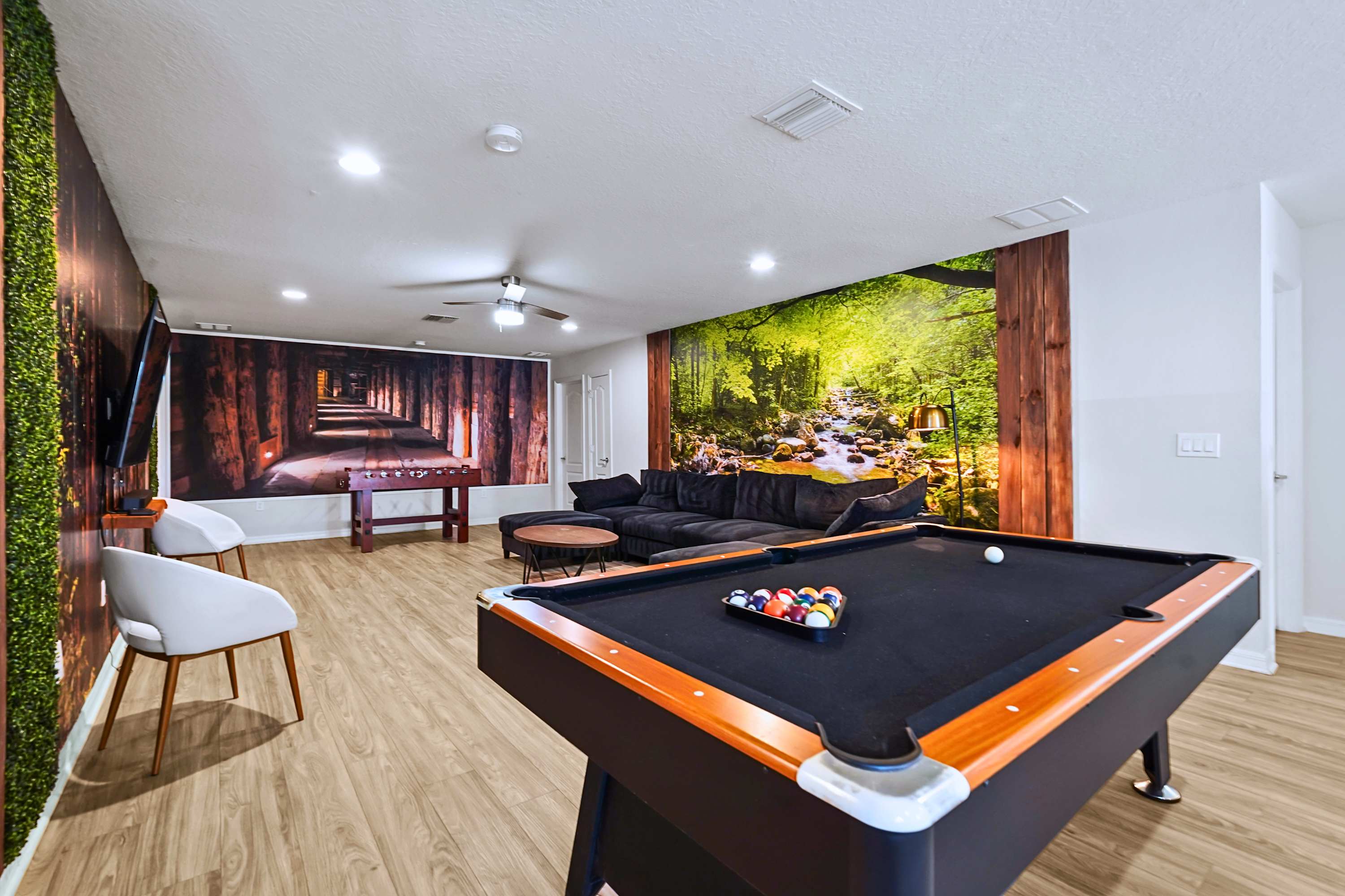 Game night ready! Challenge the group to a match on the premium in-house pool table.