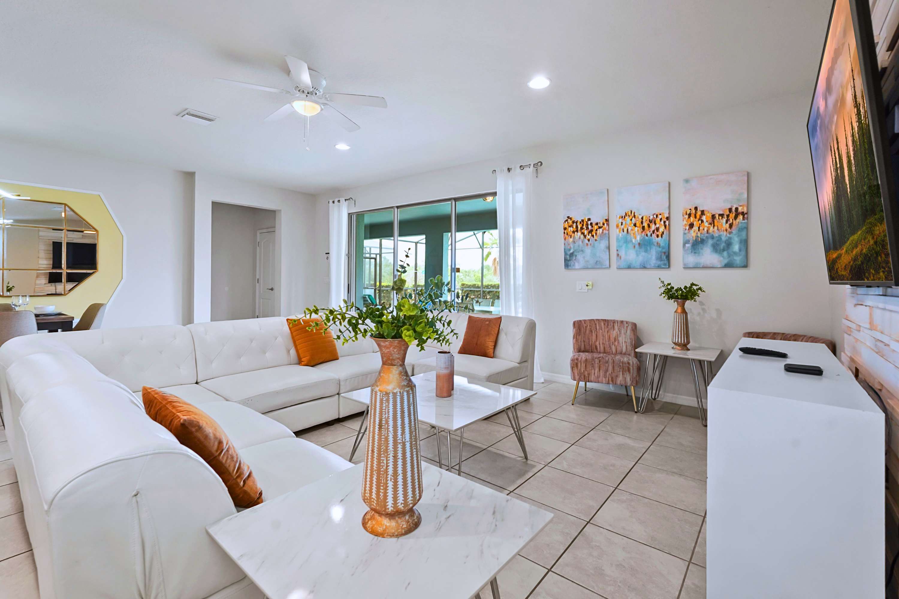 A beautifully curated living space.