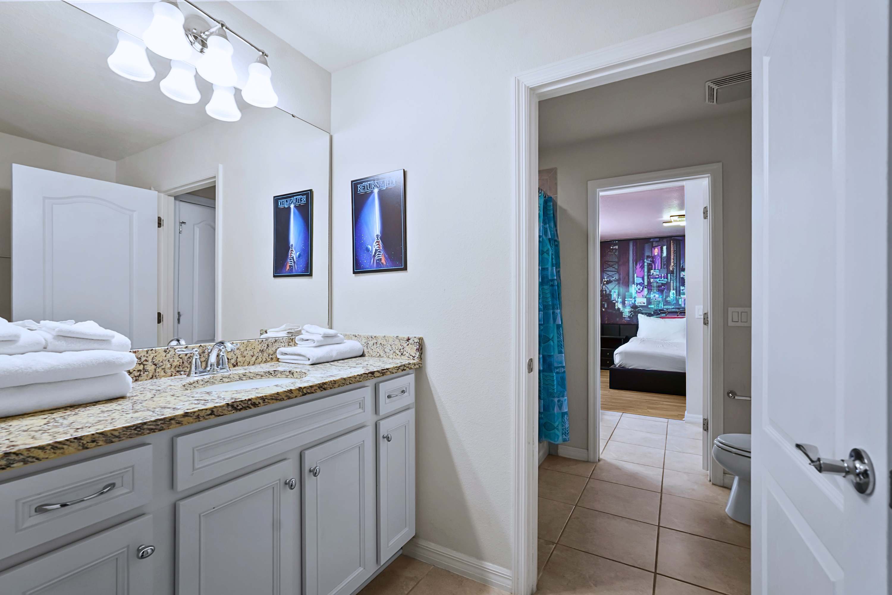 Clean fixtures and plenty of counter space for seamless preparation anytime.