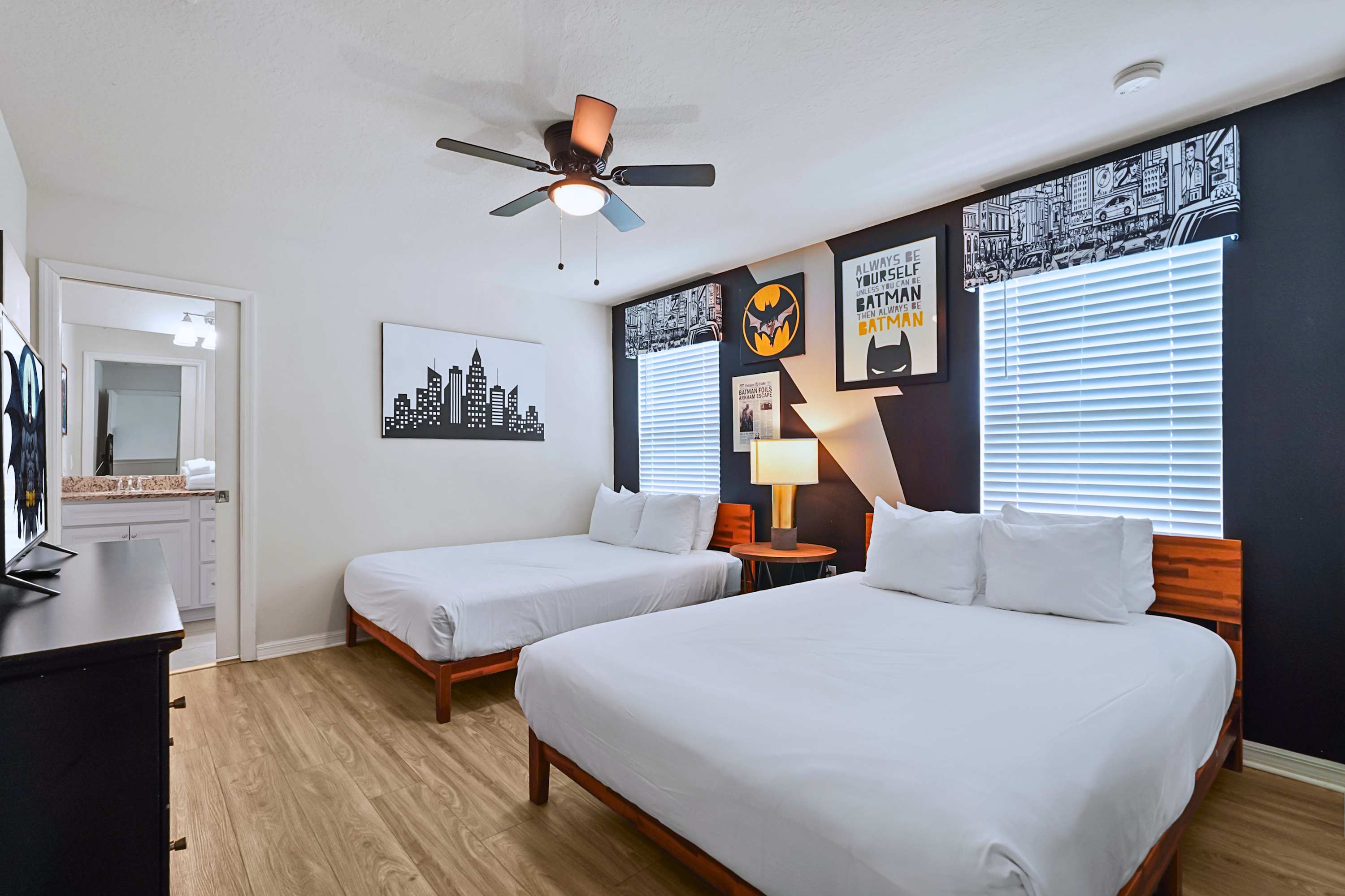 A brilliantly curated, fun room that families and groups will love.