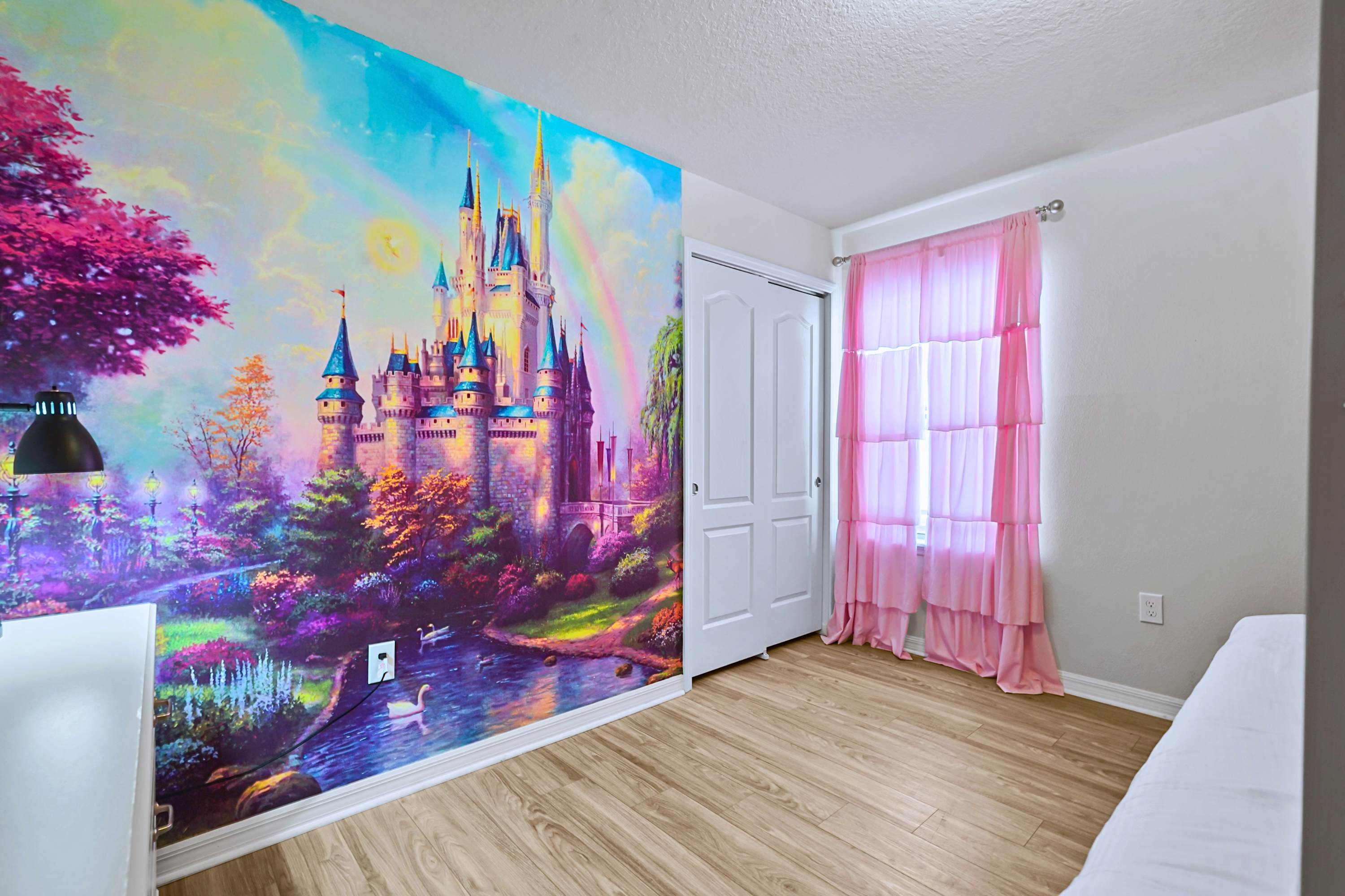 Vibrant, enchanting murals create an unforgettable themed experience.
