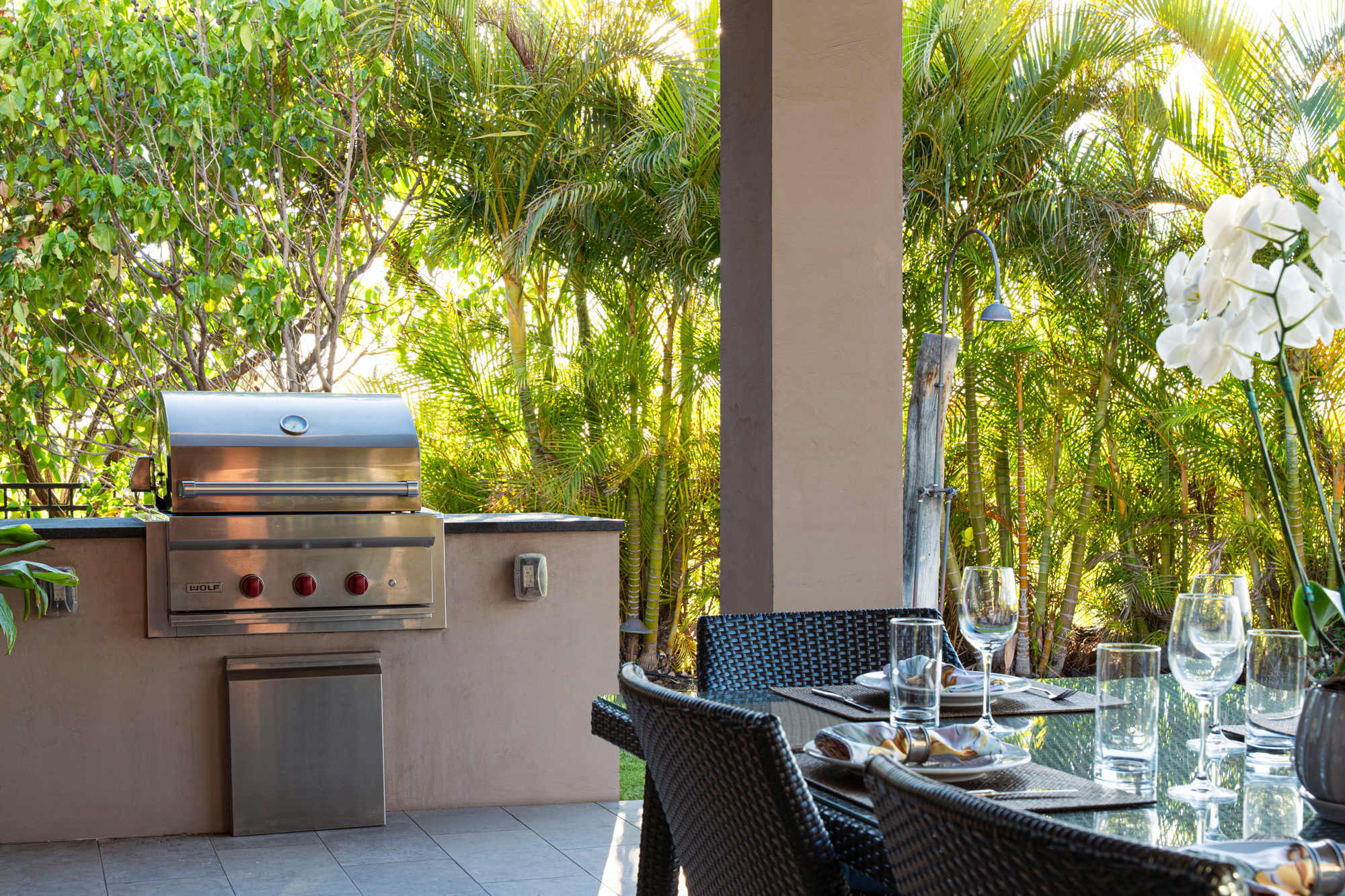 BBQ Area | Aloha Nui at Residences of Laulea, Big Island, Hawaii, by Luxus Vacation Properties