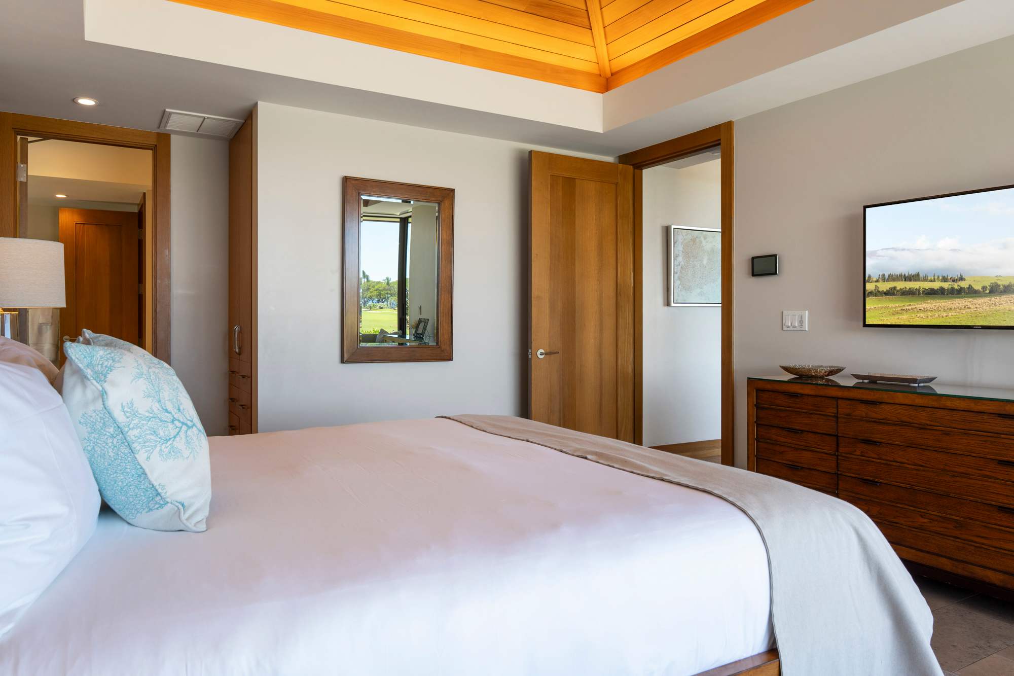 Primary Bedroom | Aloha Nui at Residences of Laulea, Big Island, Hawaii, by Luxus Vacation Properties