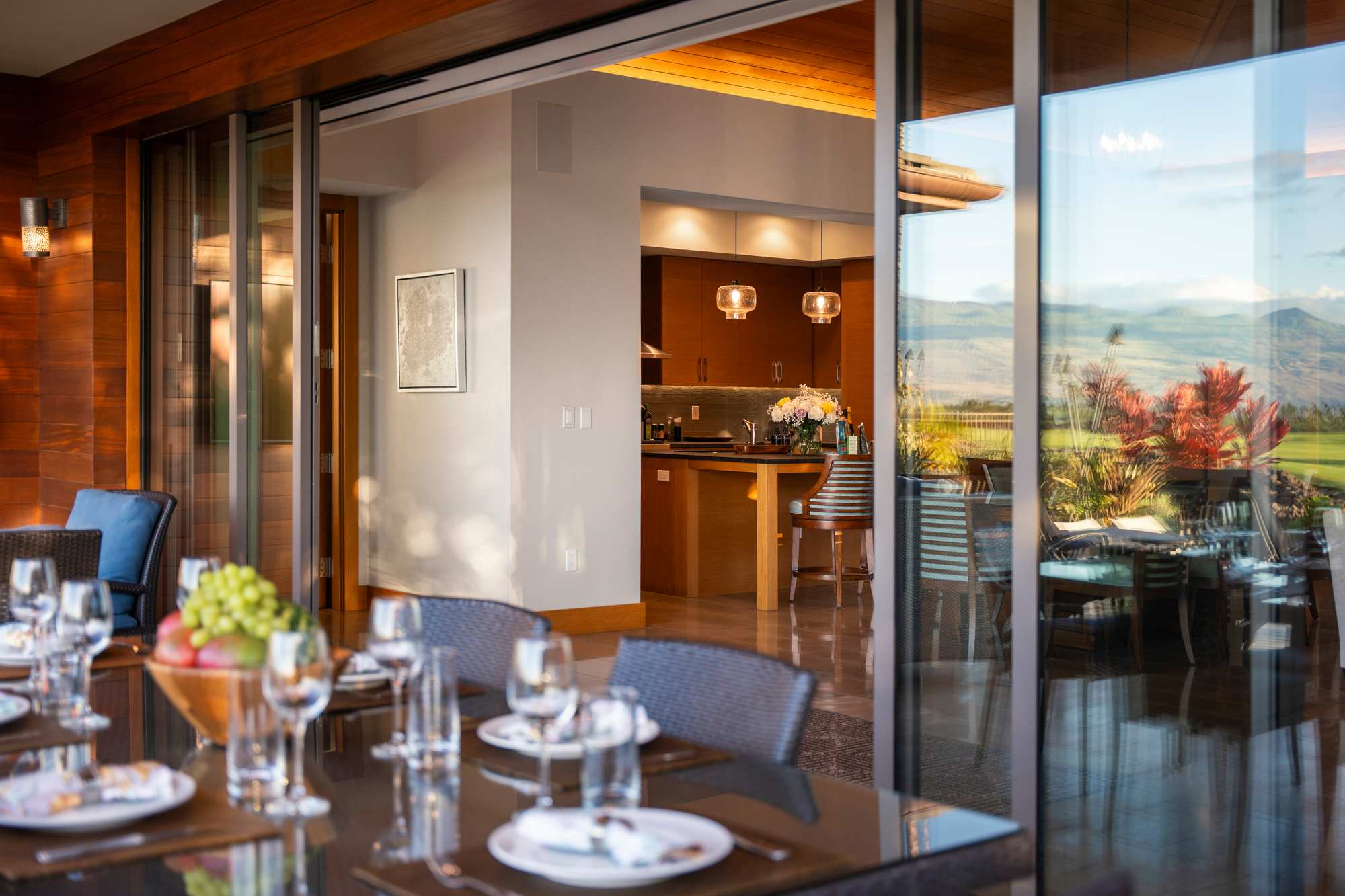 Lanai | Aloha Nui at Residences of Laulea, Big Island, Hawaii, by Luxus Vacation Properties