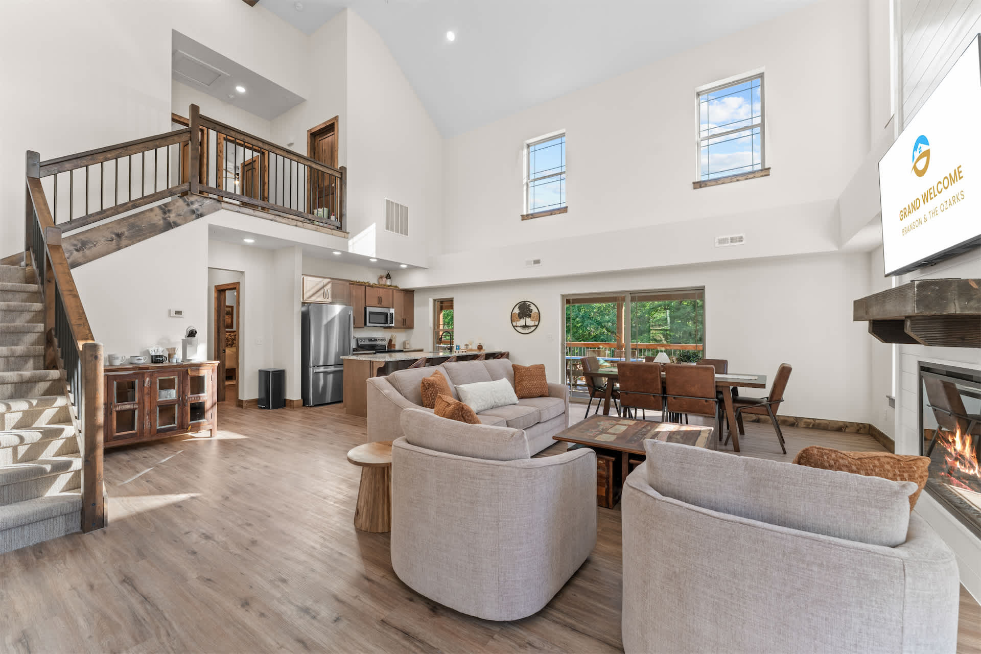 Enjoy the breezy, open flow of the main-level living spaces​
